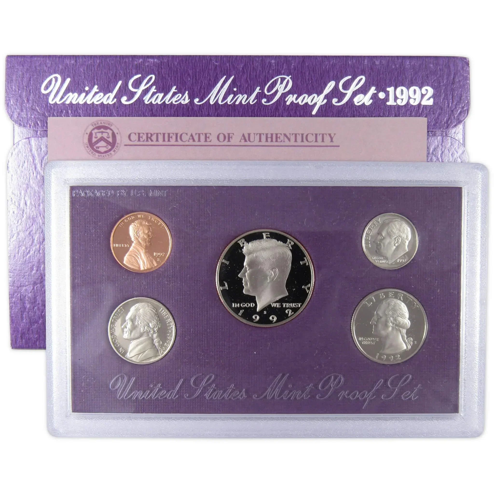 1992 Clad Proof Set U.S. Mint Original Government Packaging OGP Collectible