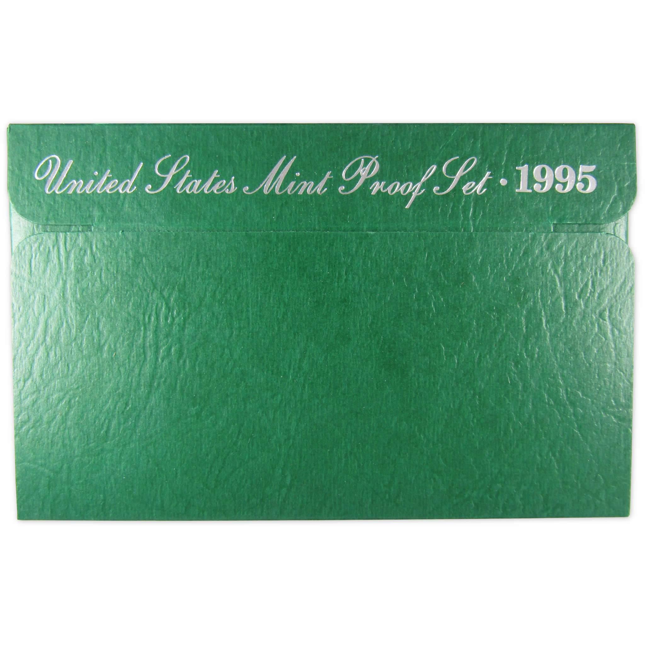 1995 Clad Proof Set U.S. Mint Original Government Packaging OGP Collectible