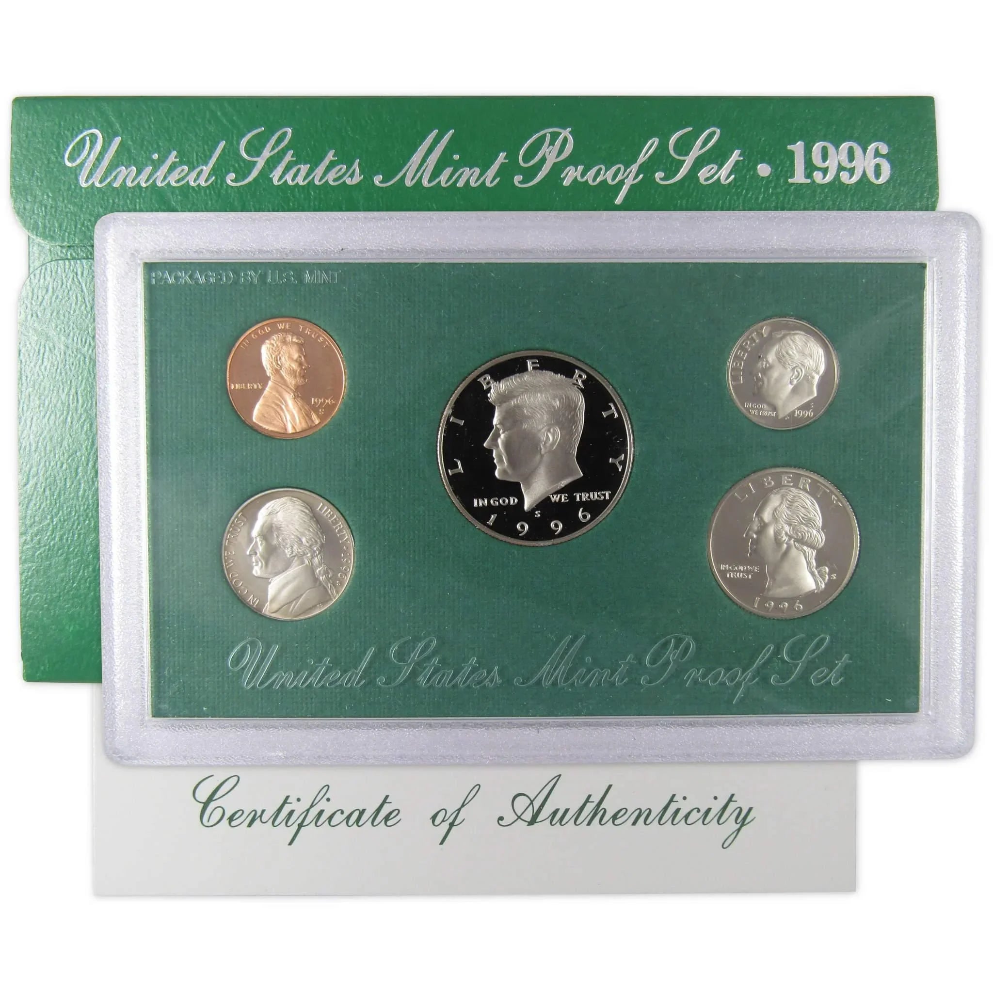 1996 Clad Proof Set U.S. Mint Original Government Packaging OGP Collectible