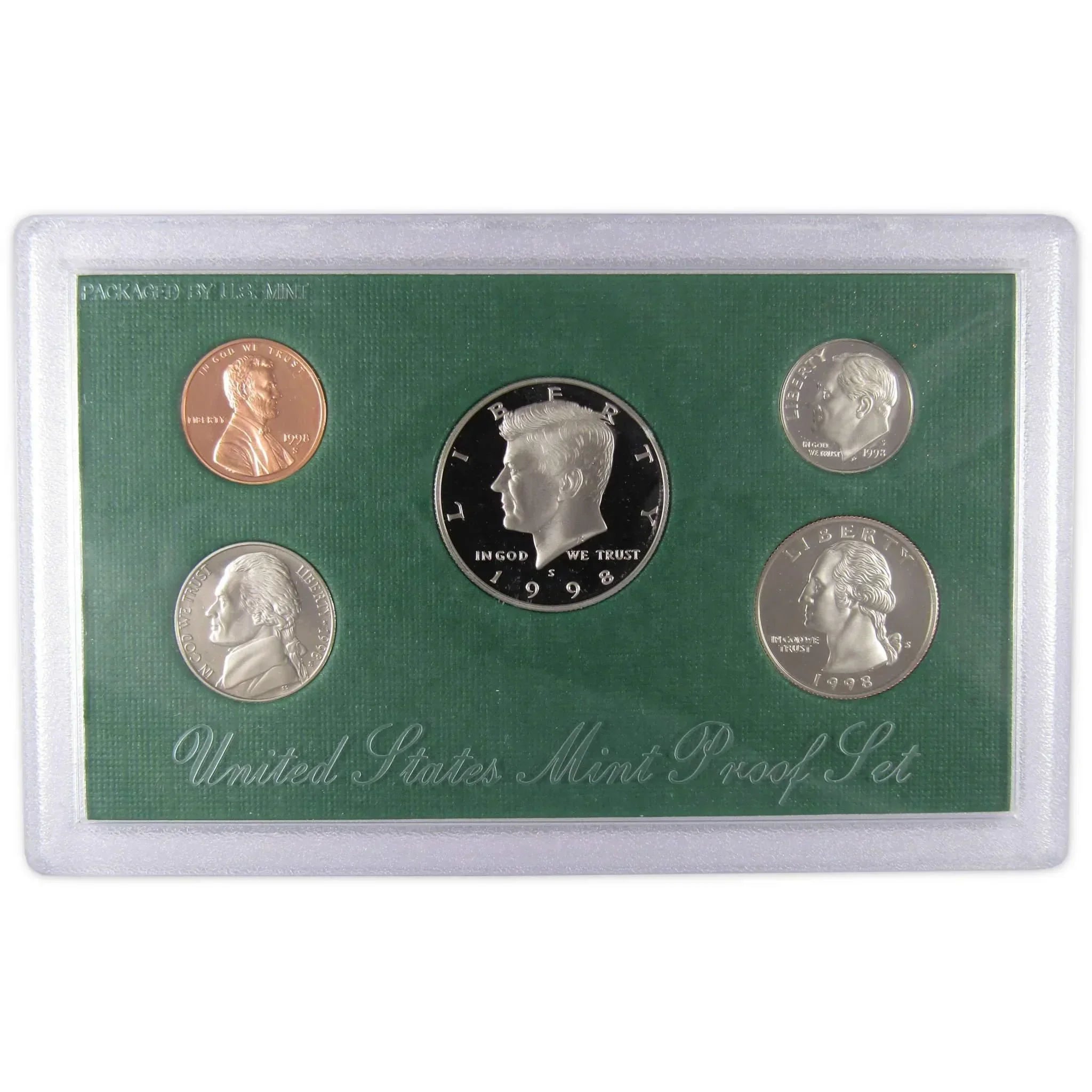 1998 Clad Proof Set U.S. Mint Original Government Packaging OGP Collectible