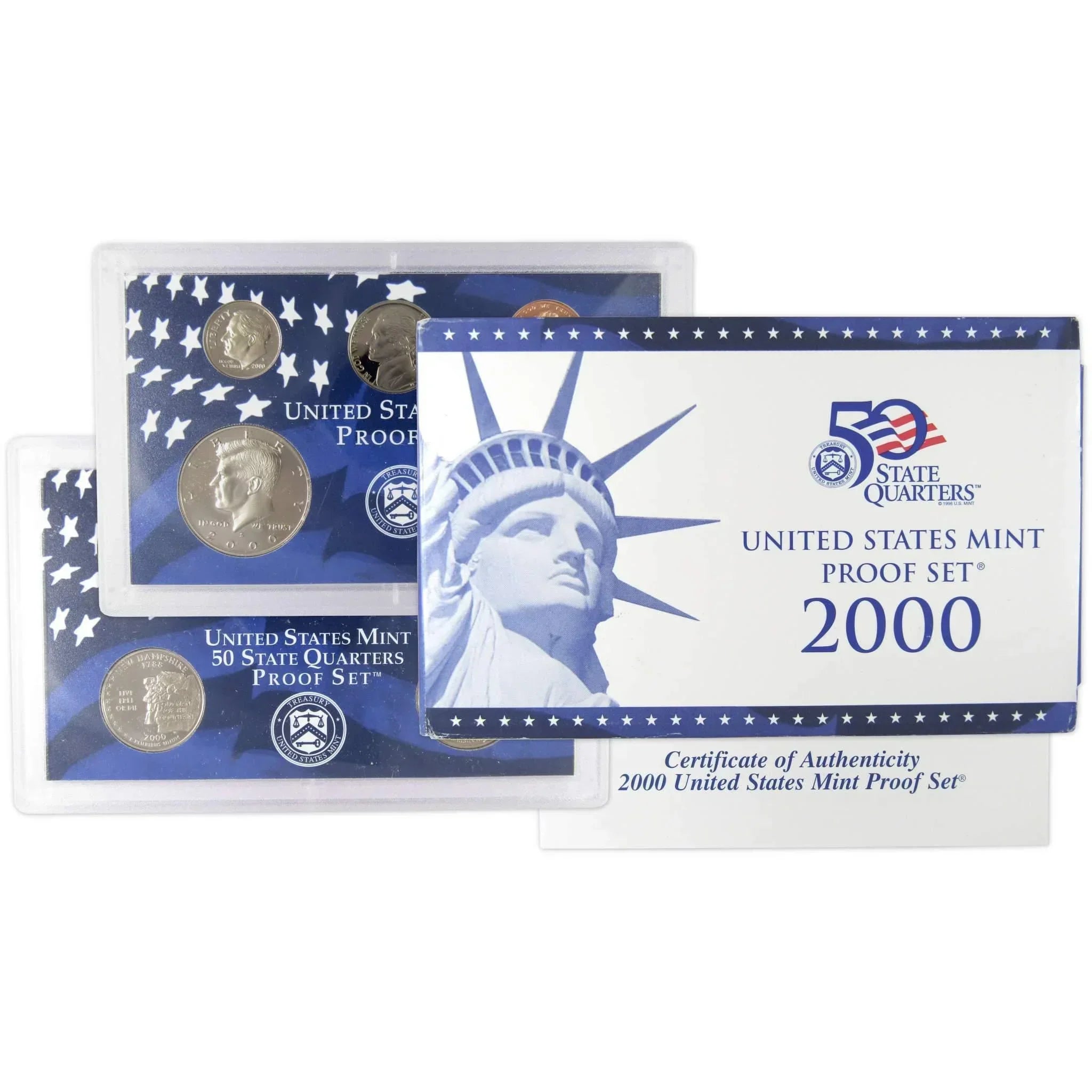 2000 Clad Proof Set U.S. Mint Original Government Packaging OGP Collectible