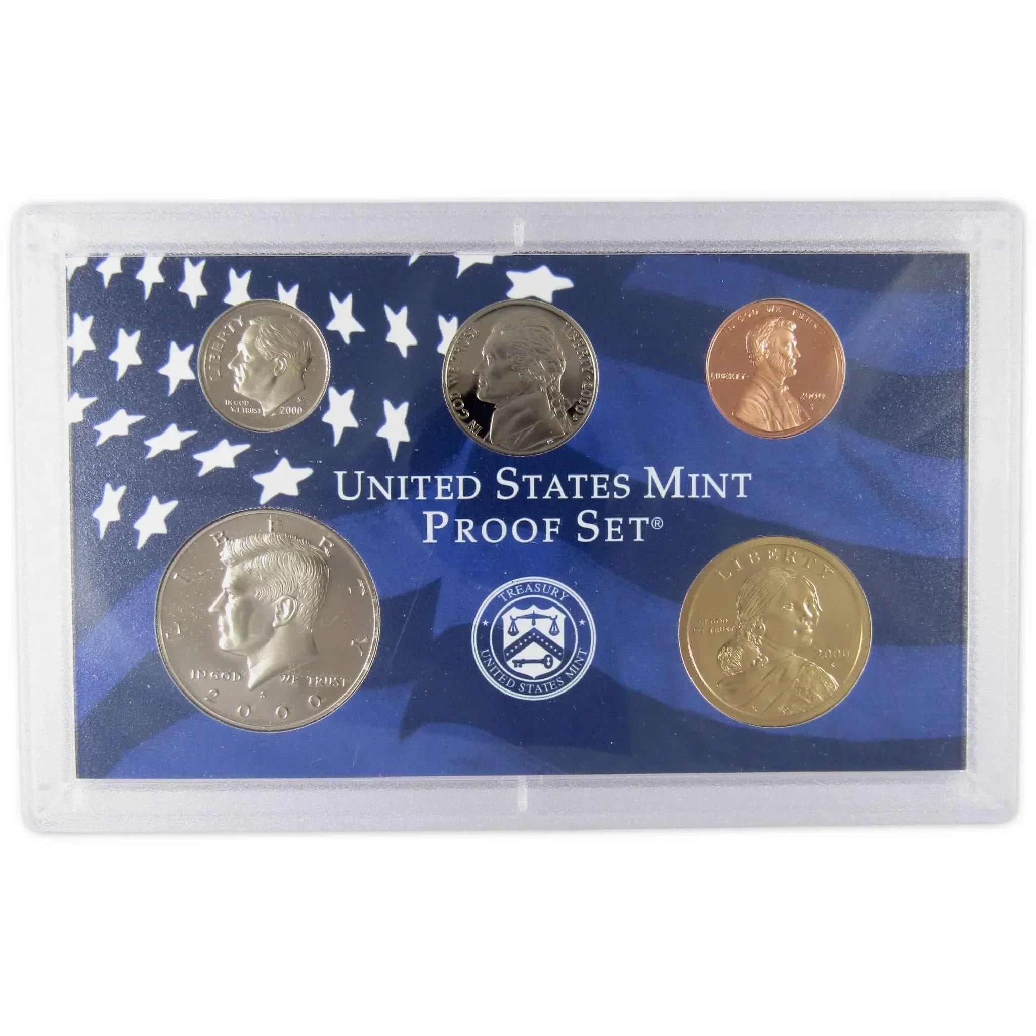 2000 Clad Proof Set U.S. Mint Original Government Packaging OGP Collectible