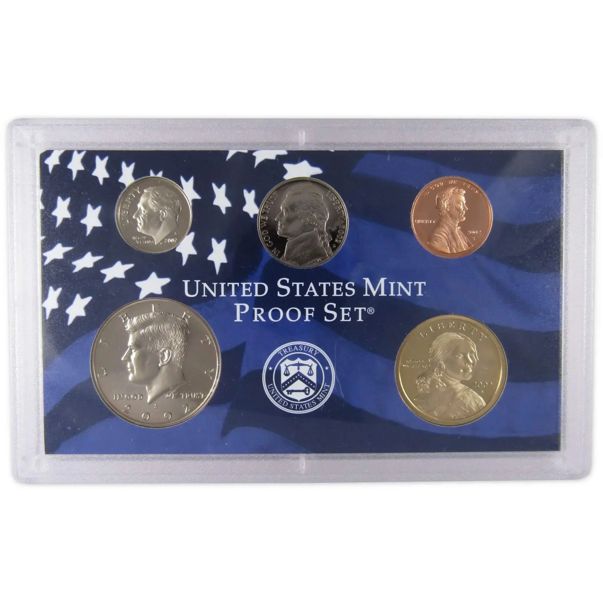 2002 Clad Proof Set U.S. Mint Original Government Packaging OGP Collectible
