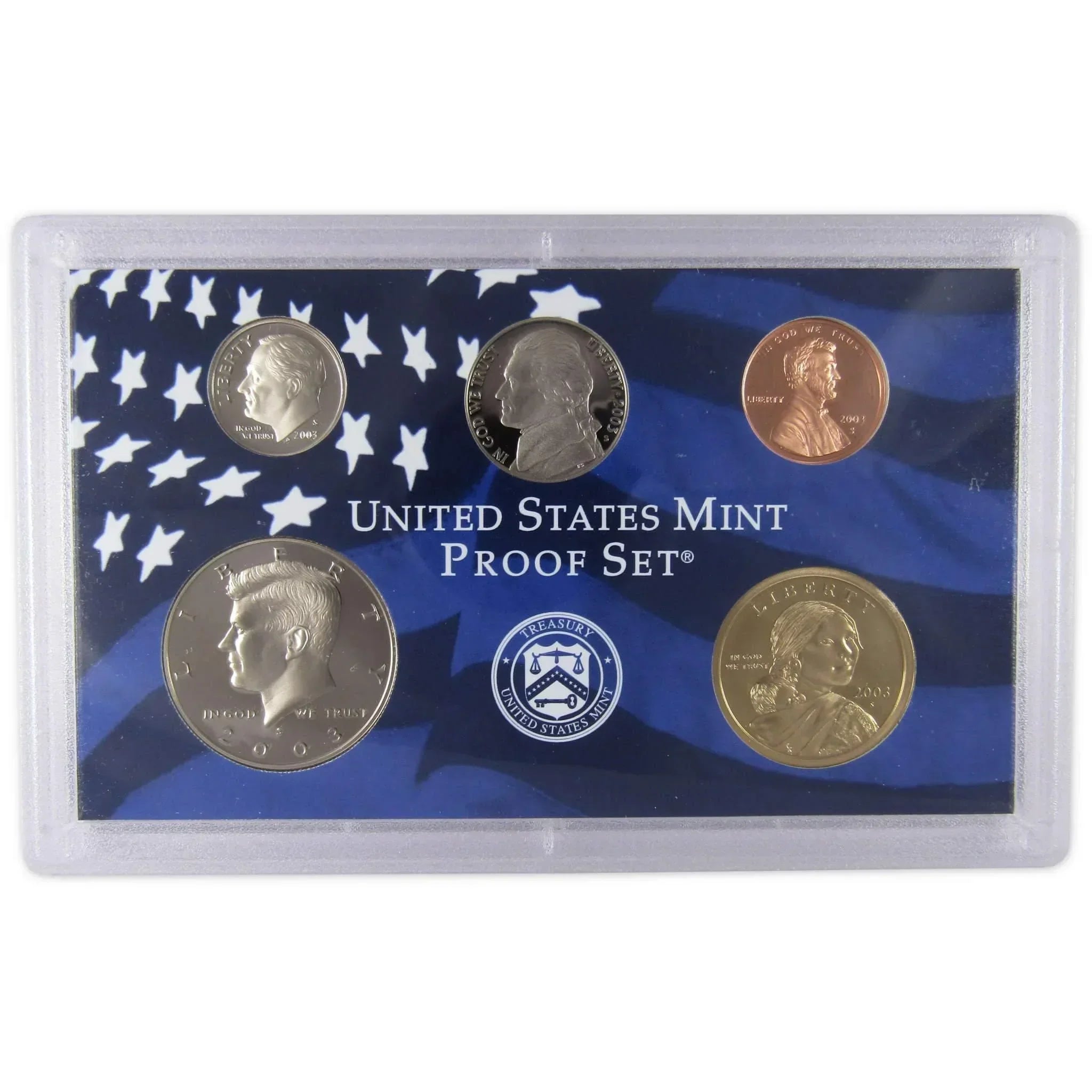 2003 Clad Proof Set U.S. Mint Original Government Packaging OGP Collectible
