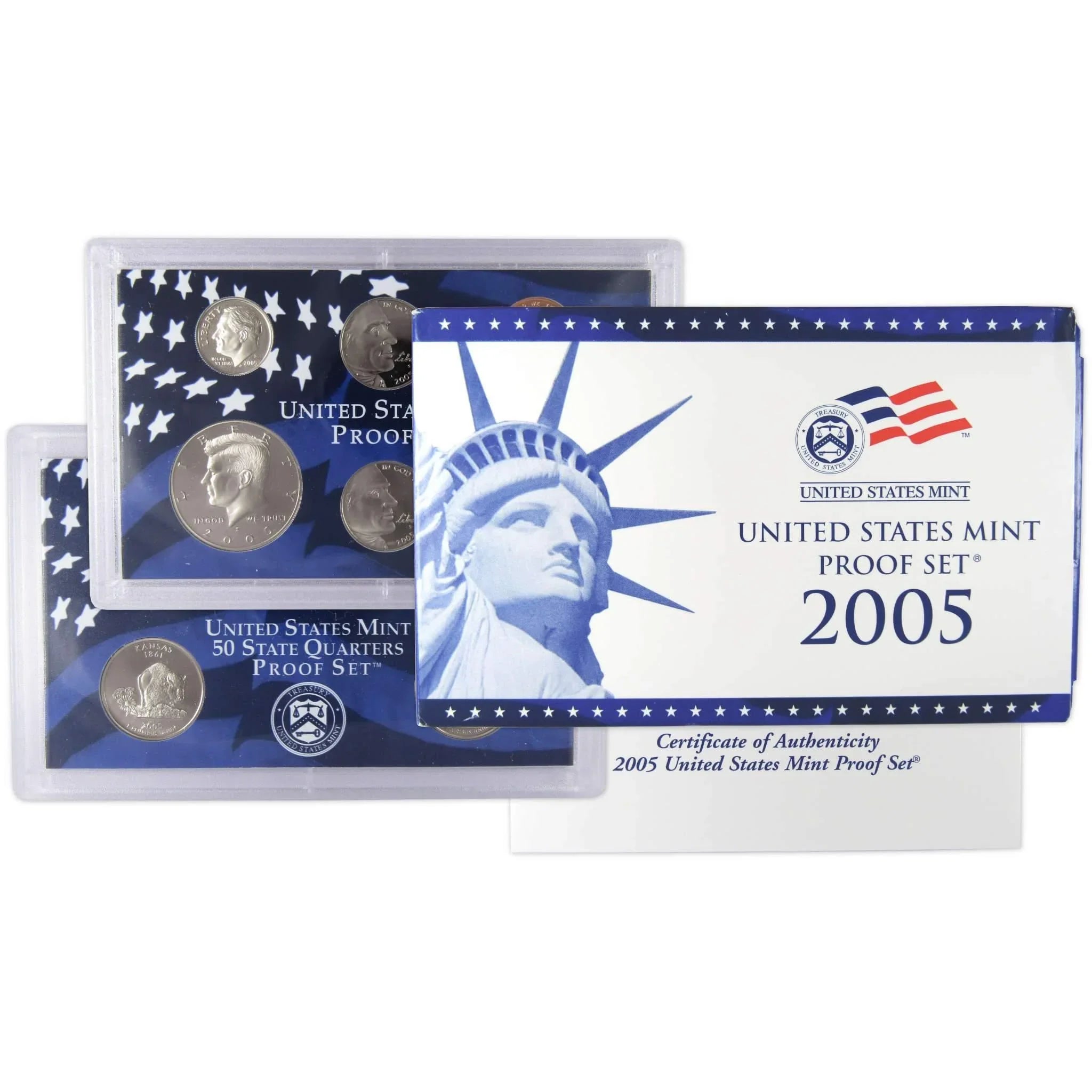 2005 Clad Proof Set U.S. Mint Original Government Packaging OGP Collectible