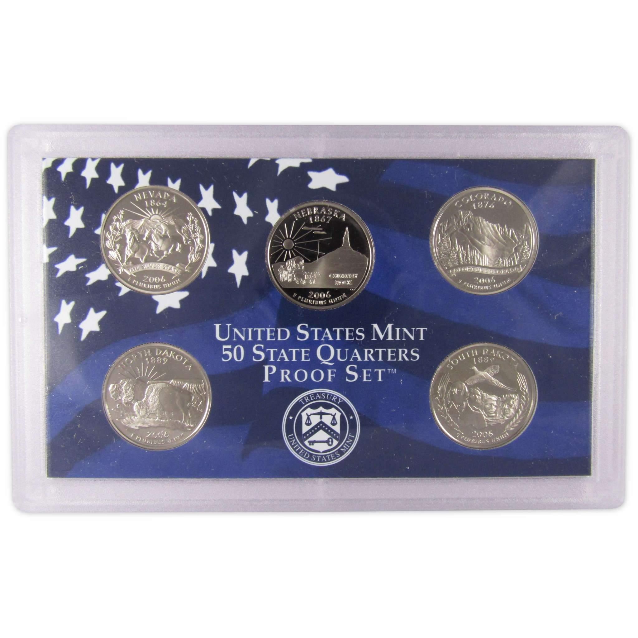 2006 Clad Proof Set U.S. Mint Original Government Packaging OGP Collectible
