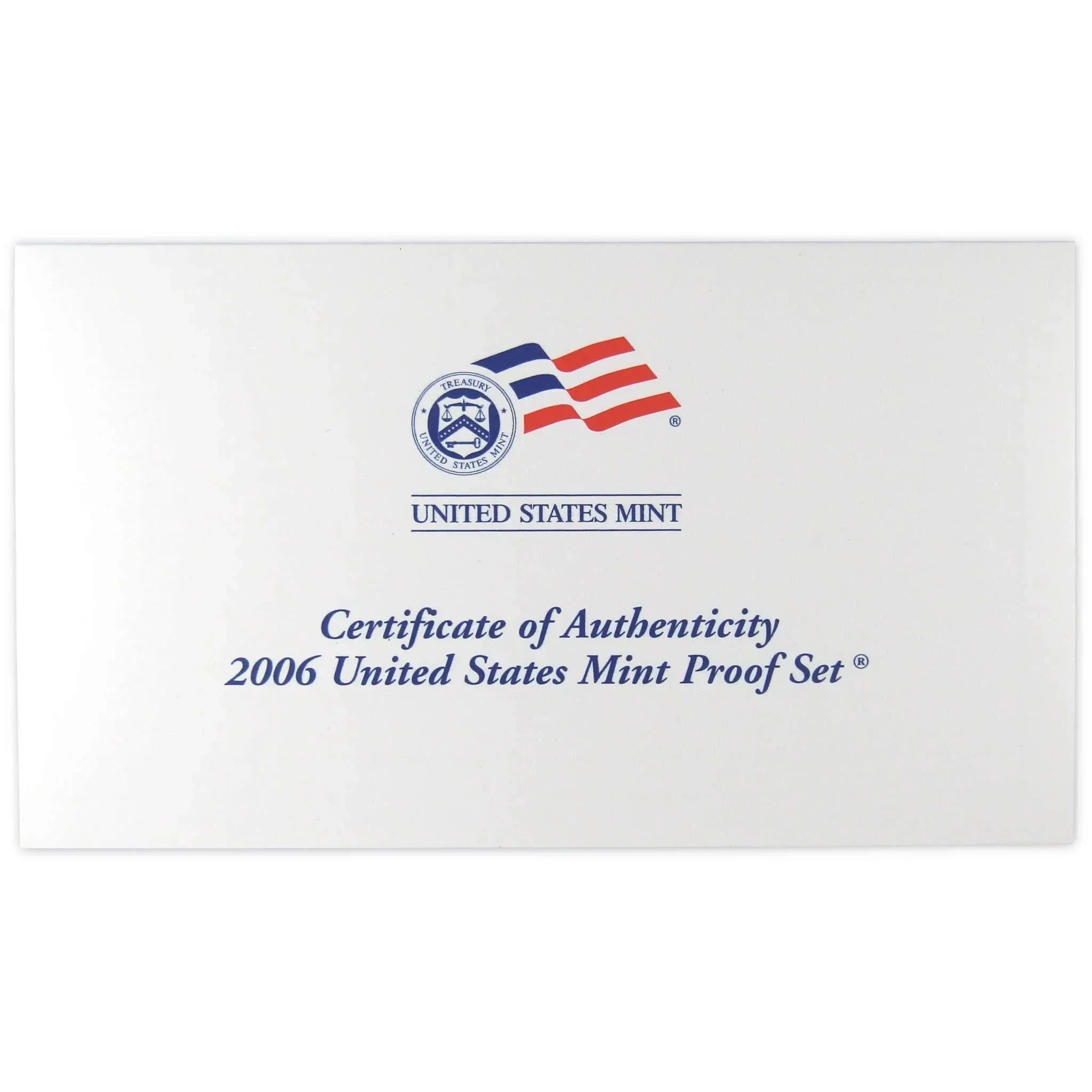2006 Clad Proof Set U.S. Mint Original Government Packaging OGP Collectible