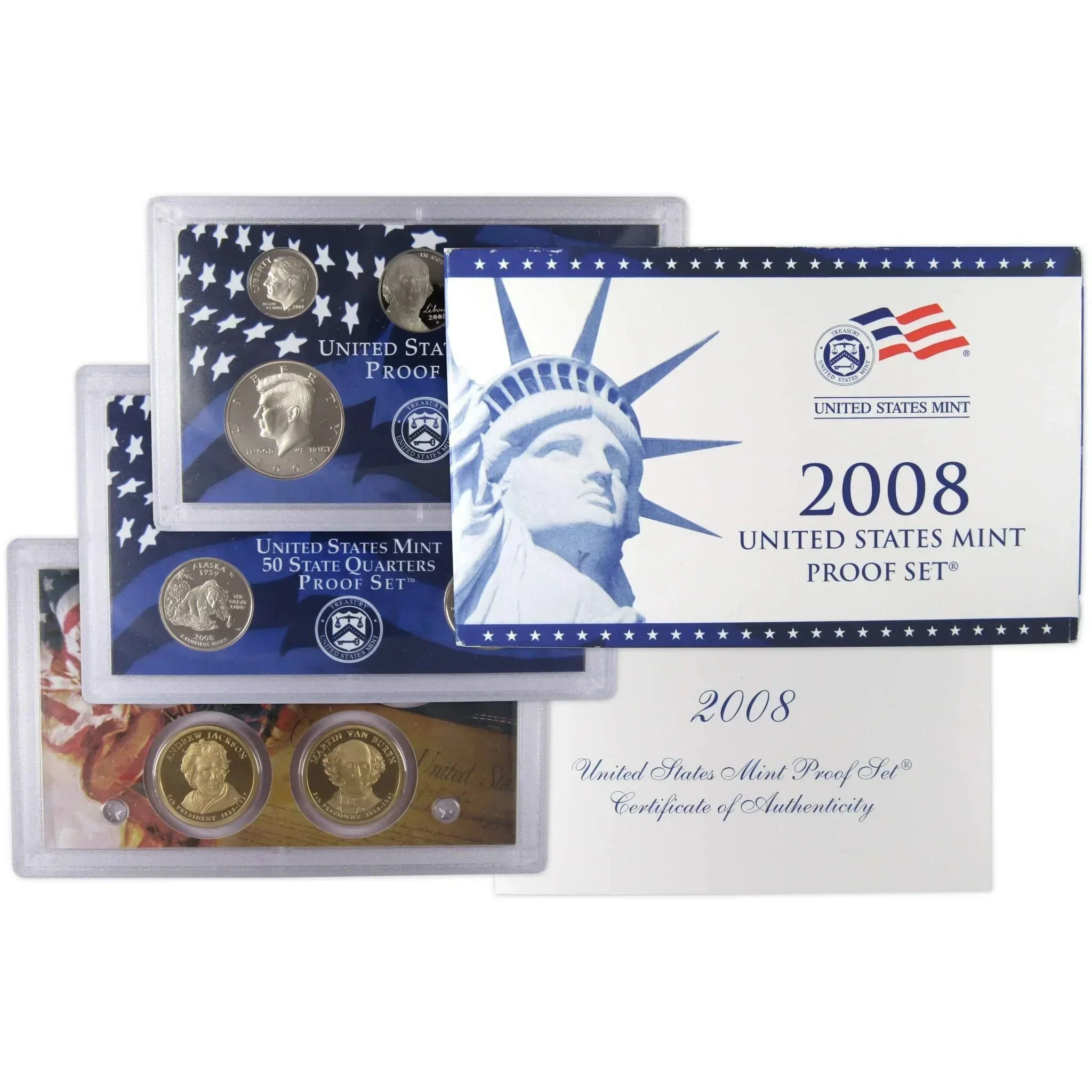 2008 Clad Proof Set U.S. Mint Original Government Packaging OGP Collectible