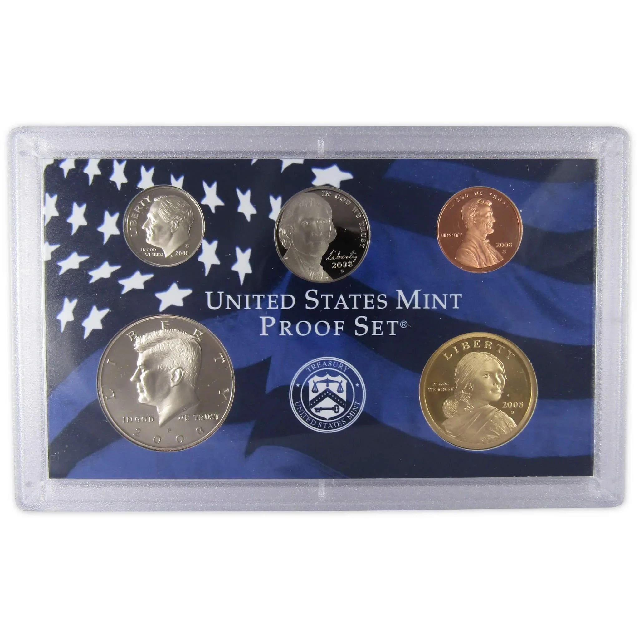 2008 Clad Proof Set U.S. Mint Original Government Packaging OGP Collectible