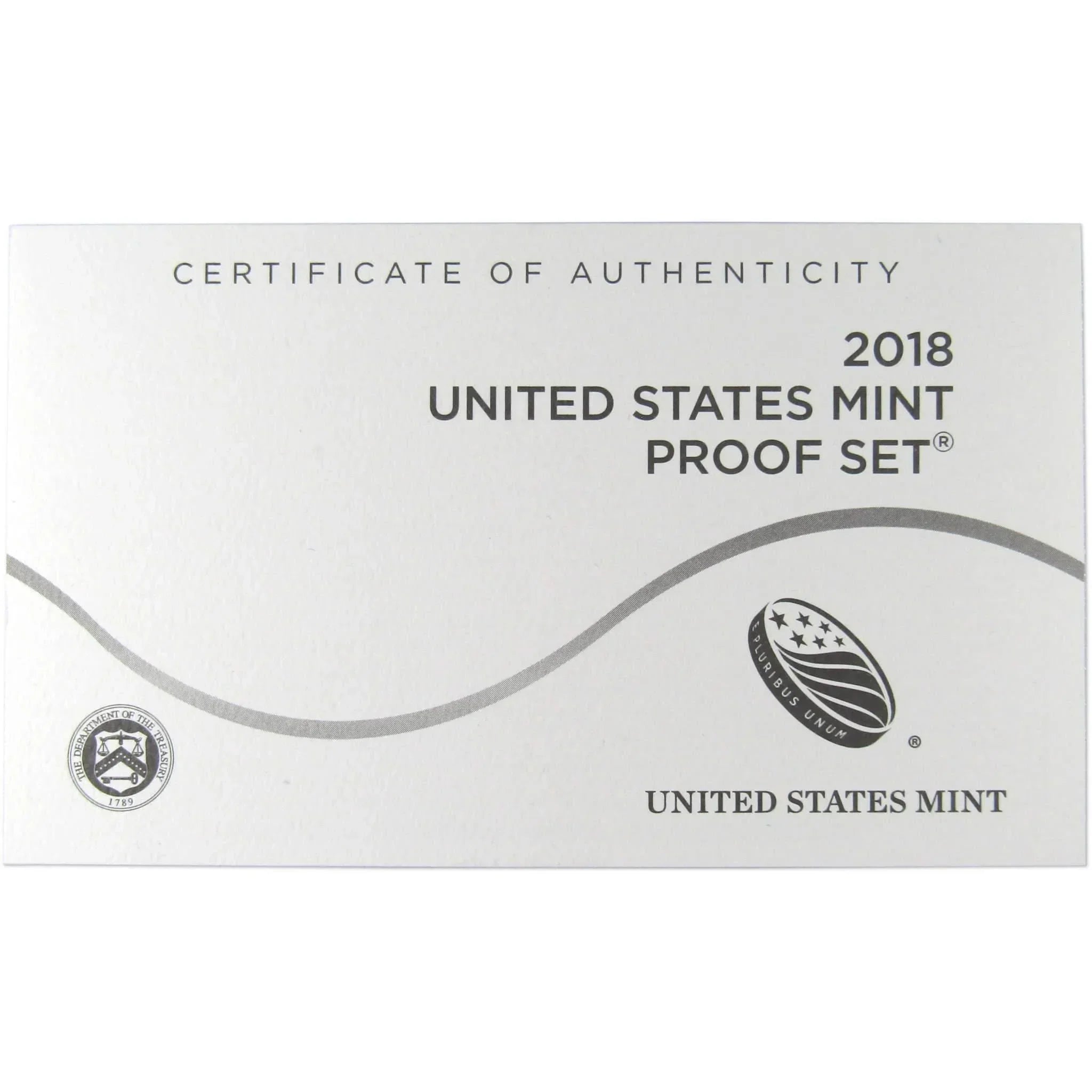 2018 Clad Proof Set U.S. Mint Original Government Packaging OGP Collectible