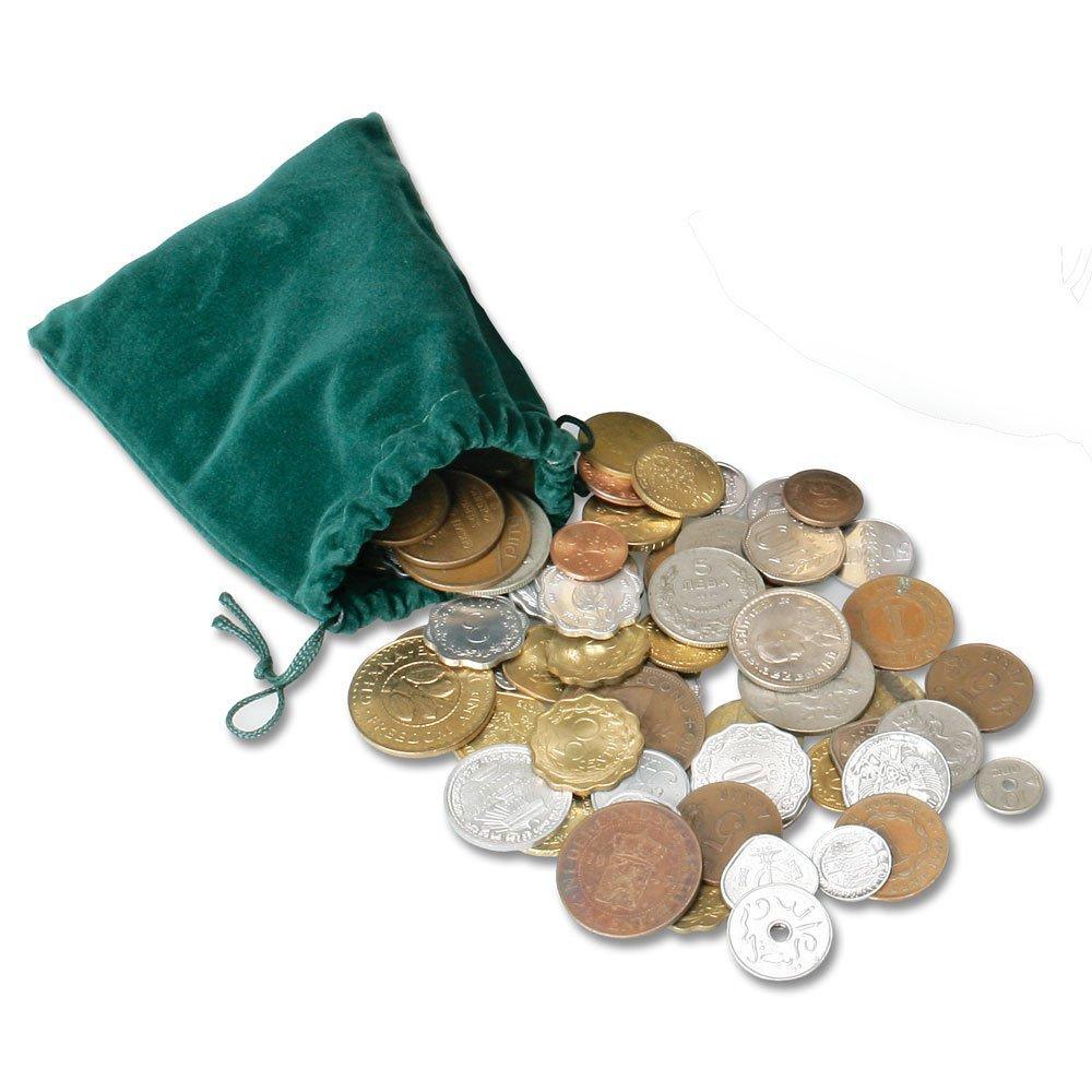 Coin Collection - Collectible Coins for Collectors - Piggy Bank with 1lb. of Rare Coins - World Currency Set - Old Foreign Currency (coa Included)
