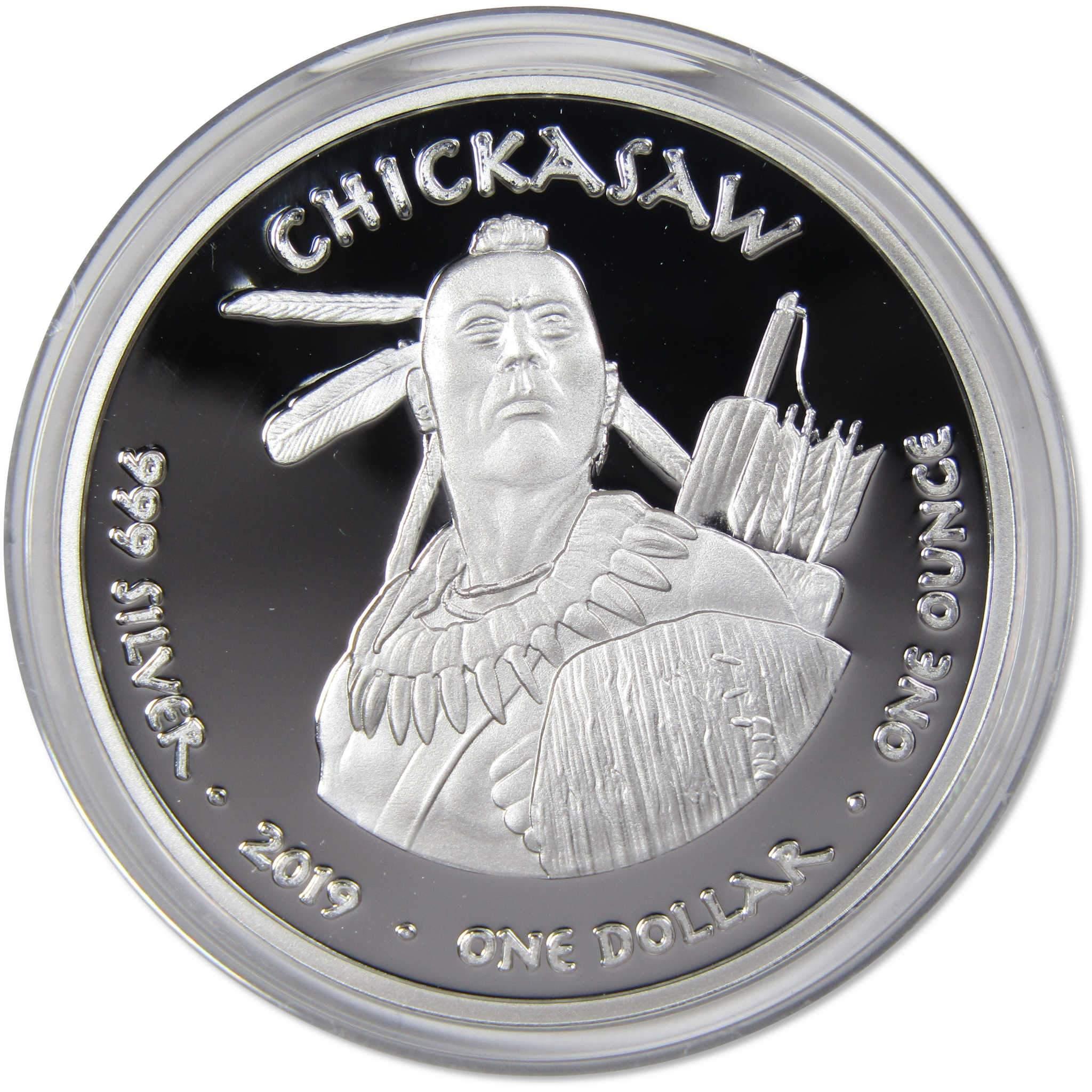 Silver Indian Tribal Series 1oz Coin With Book
