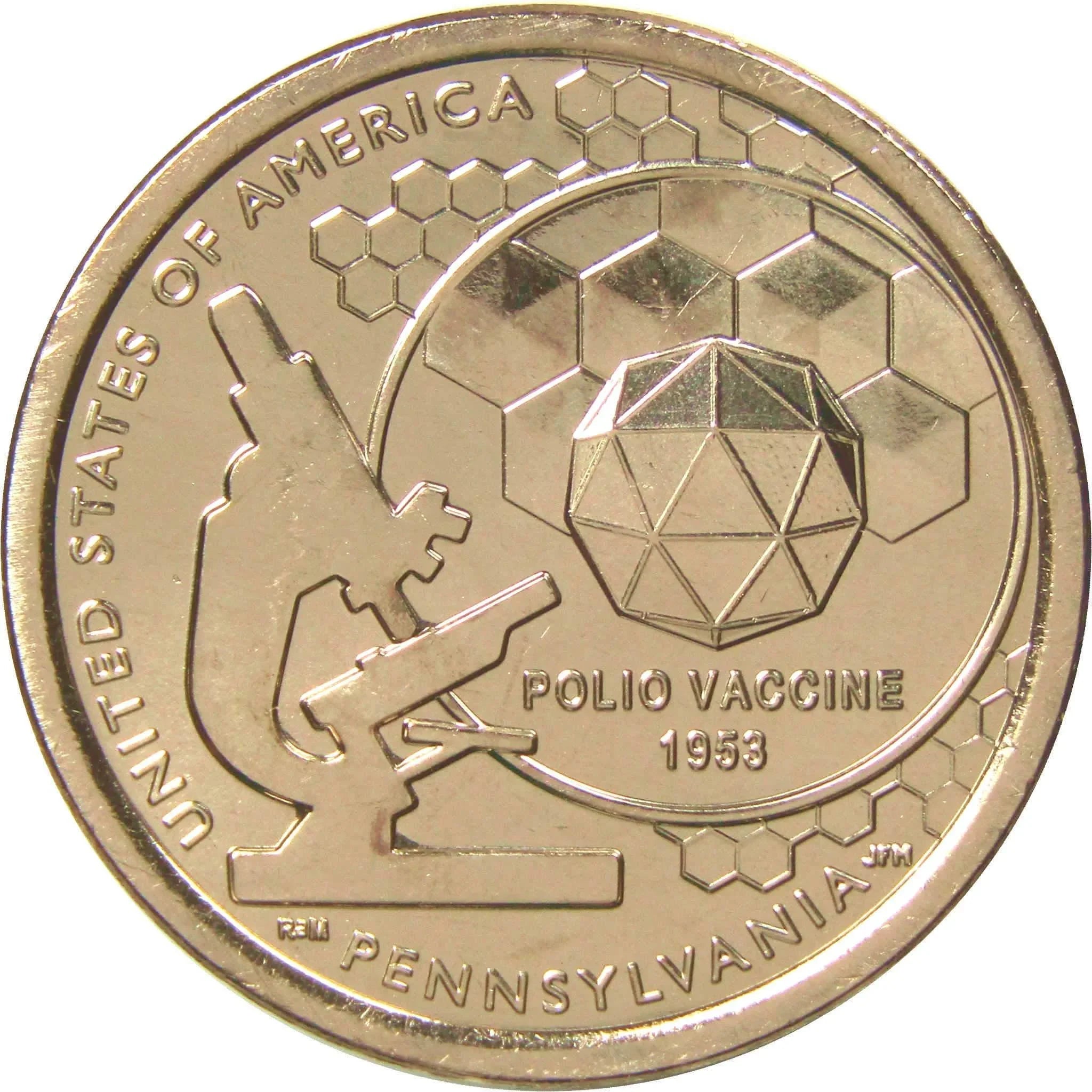 2019 D Pennsylvania American Innovation Dollar BU Uncirculated Mint State Coin