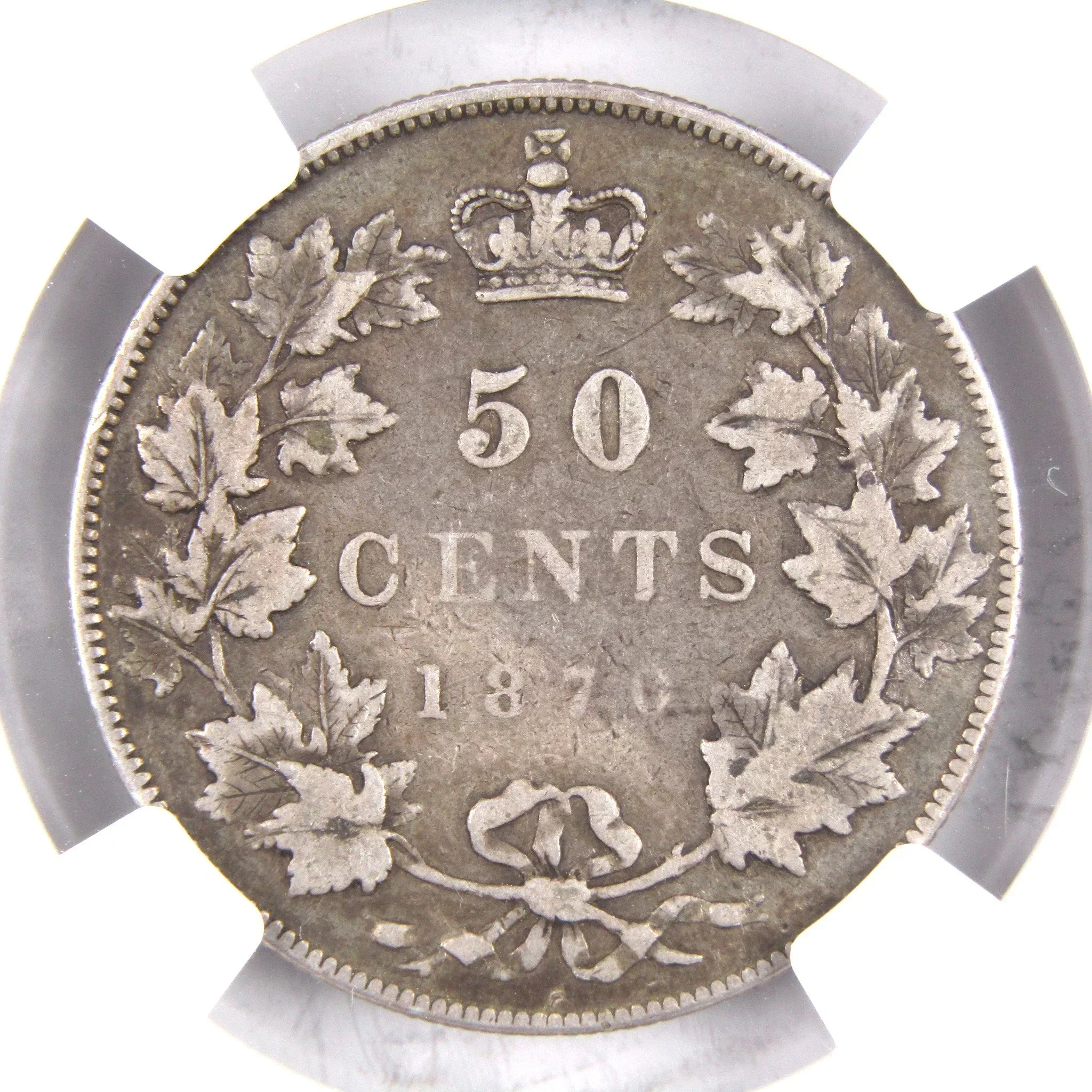 1870 Victoria 50 Cents No L.C.W. F 15 NGC Silver Canadian SKU:CPC2452