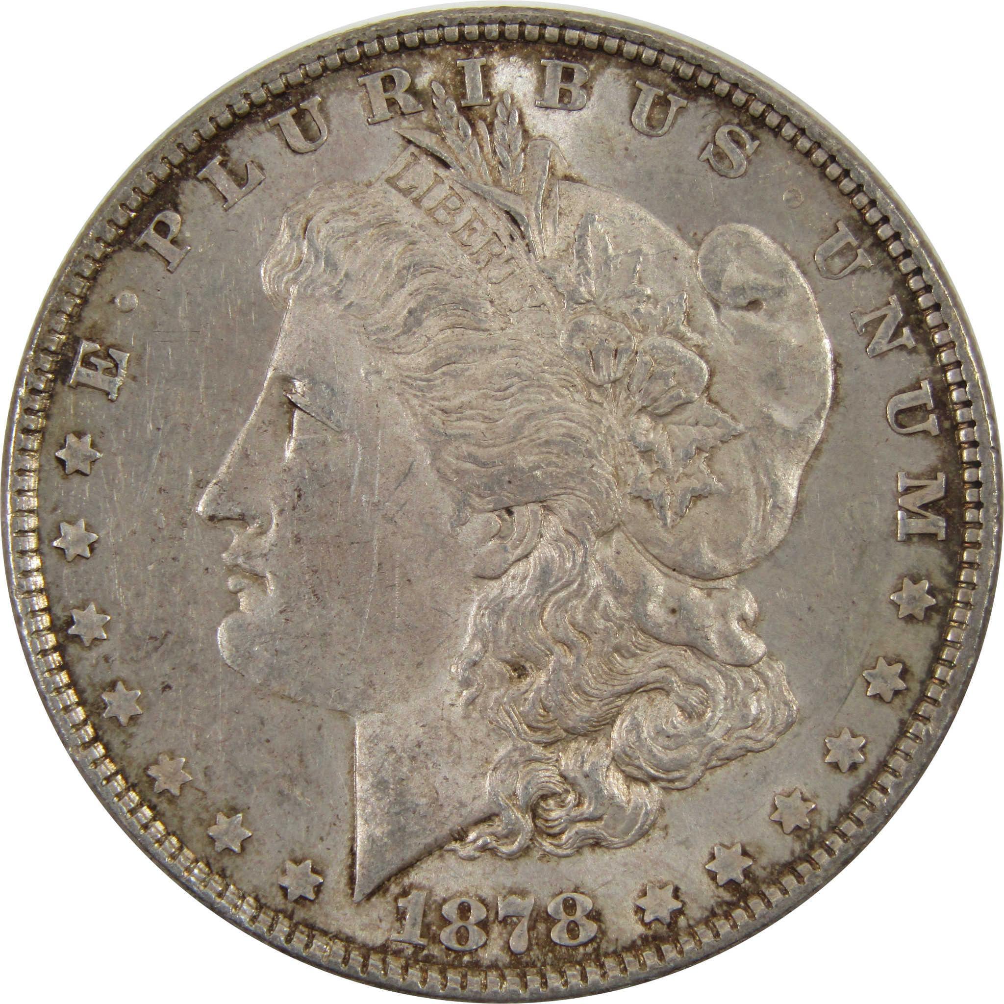 1878 7TF Rev 78 Morgan Dollar Borderline Unc 90% Silver SKU:I7639 - Morgan coin - Morgan silver dollar - Morgan silver dollar for sale - Profile Coins & Collectibles