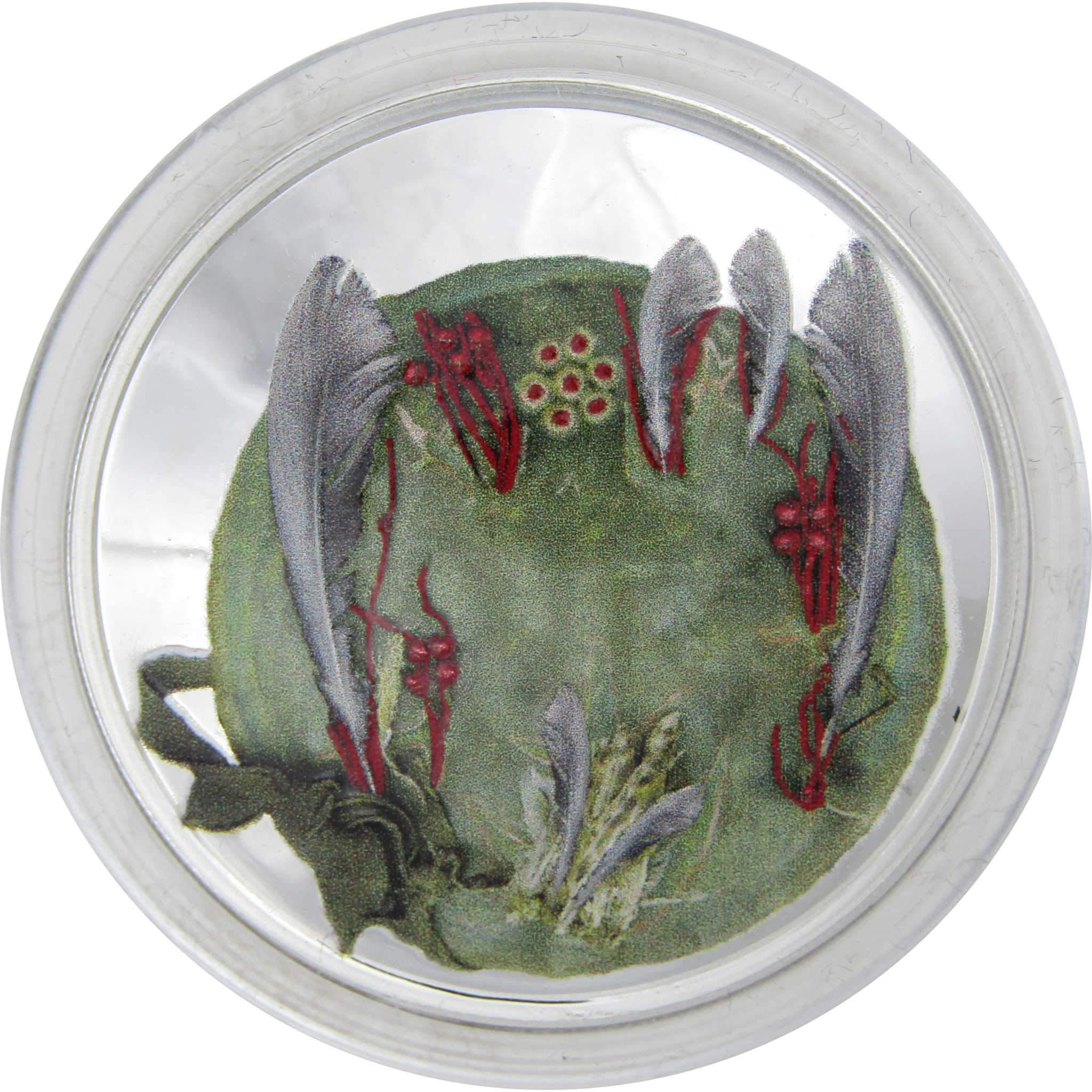 2020 Native American Jamul Cheyenne War Club 1 oz .999 Silver $1 Domed Proof COA