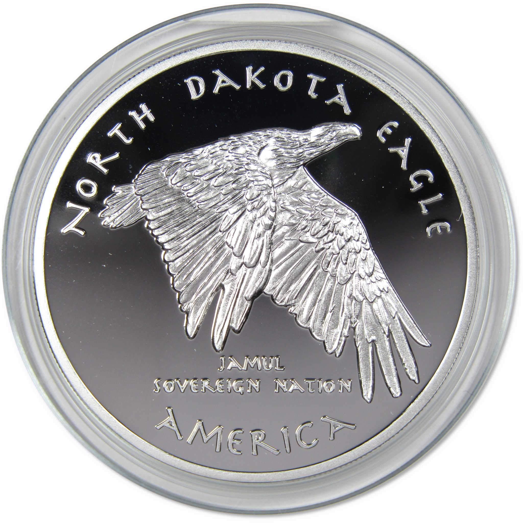 2020 Native American Jamul Chippewa North Dakota Eagle 1 oz .999 Silver $1 Proof