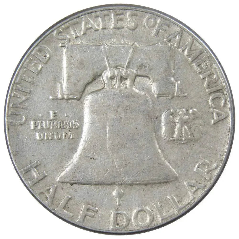 1957 Franklin Half Dollar VF Very Fine 90% Silver 50c US Coin Collectible