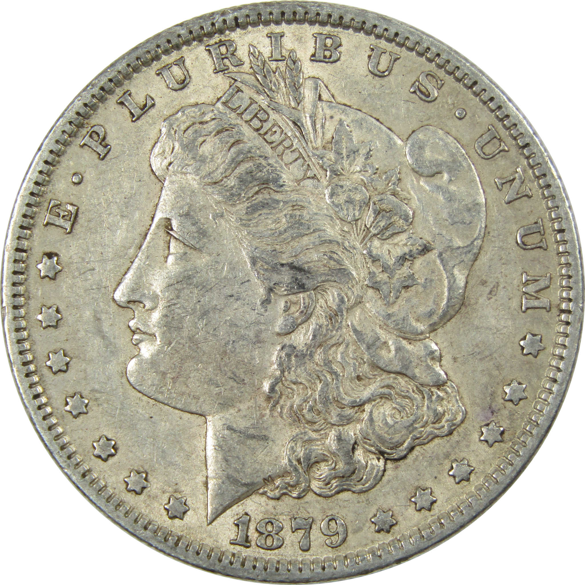 1879 Morgan Dollar XF EF Extremely Fine 90% Silver $1 US Coin Collectible - Morgan coin - Morgan silver dollar - Morgan silver dollar for sale - Profile Coins & Collectibles