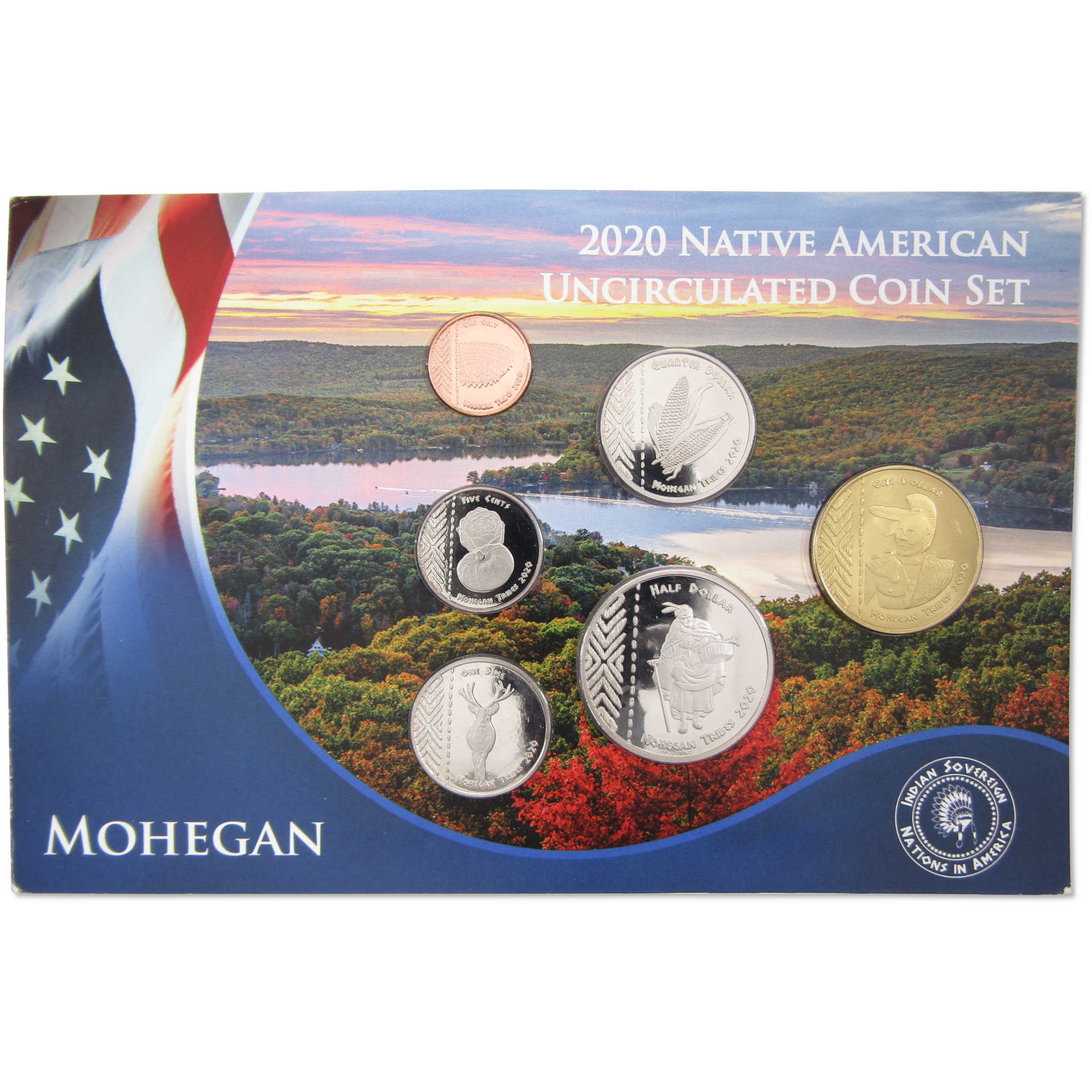 2020 Jamul Native American Mohegan Sovereign Nation Uncirculated Coin Set
