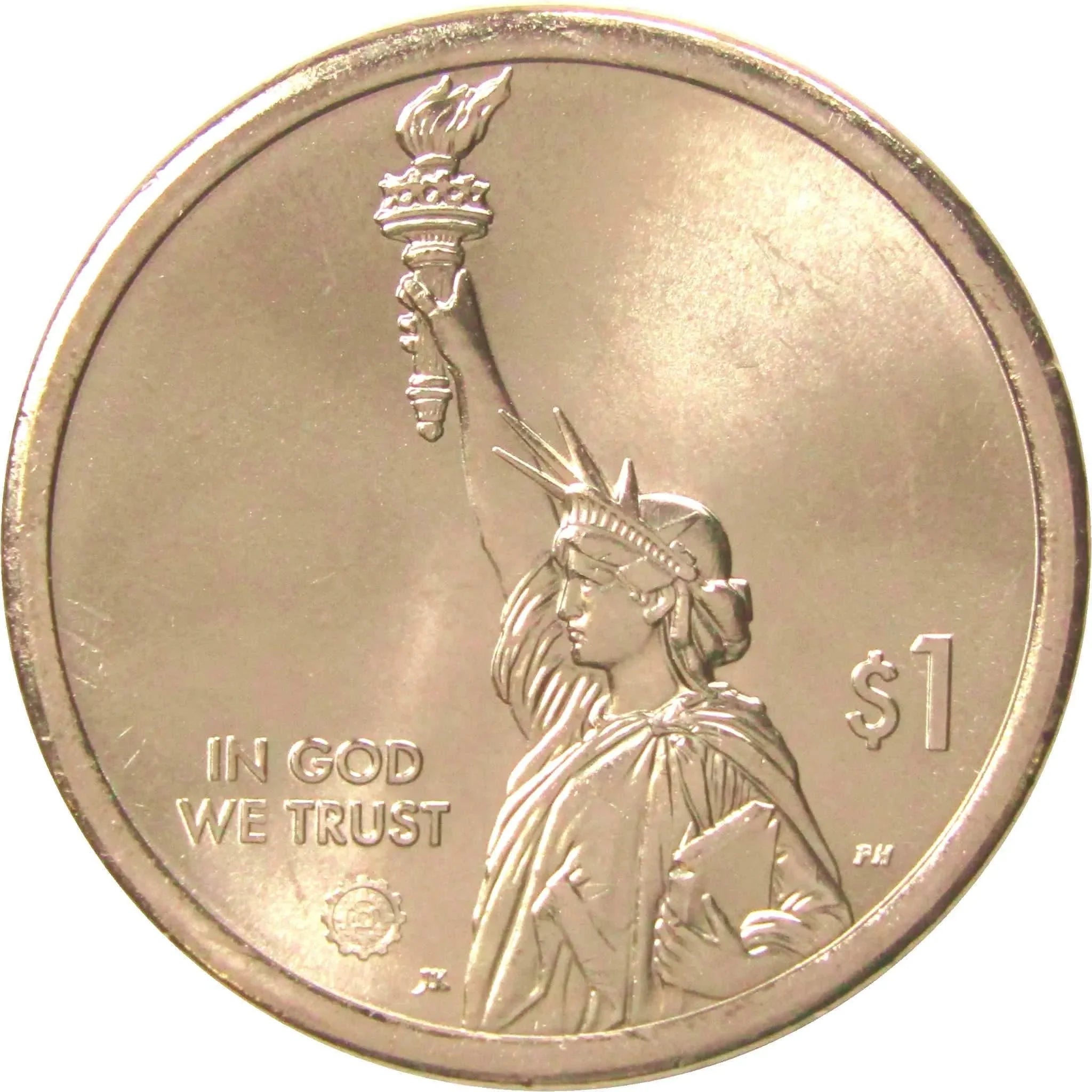 2019 P Georgia American Innovation Dollar BU Uncirculated Mint State $1 US Coin