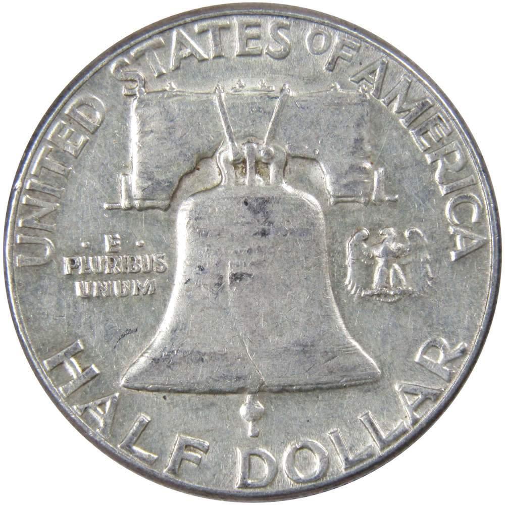 1961 Franklin Half Dollar XF EF Extremely Fine 90% Silver 50c US Coin
