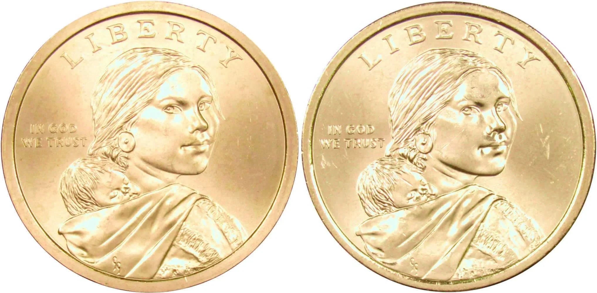 2009 P&D Three Sisters Native American Dollar 2 Coin Set BU Uncirculated $1