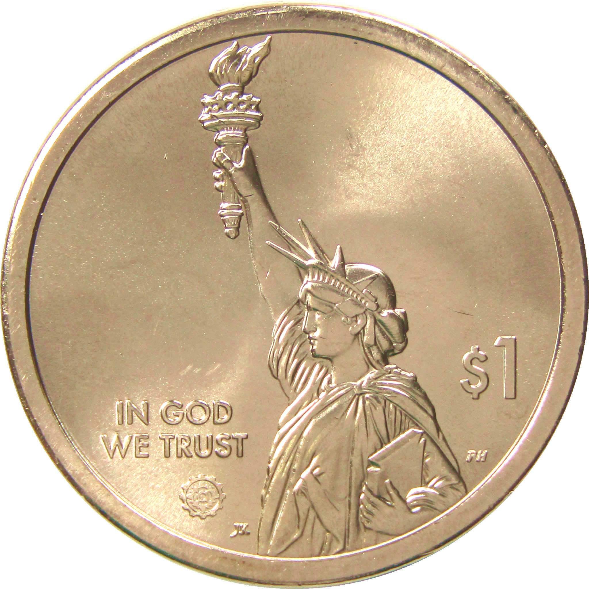 2019 P Pennsylvania American Innovation Dollar BU Uncirculated Mint State Coin