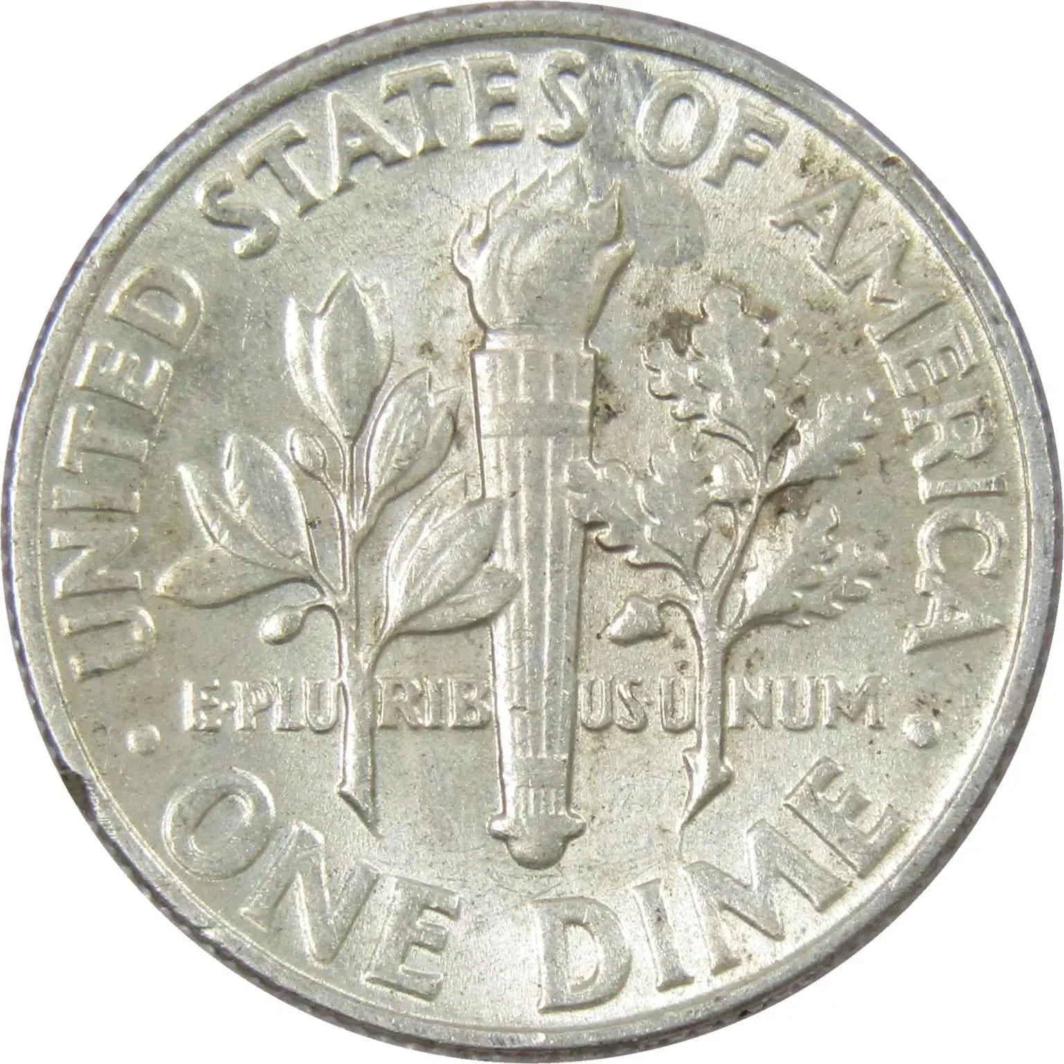 1964 Roosevelt Dime AG About Good 90% Silver 10c US Coin Collectible