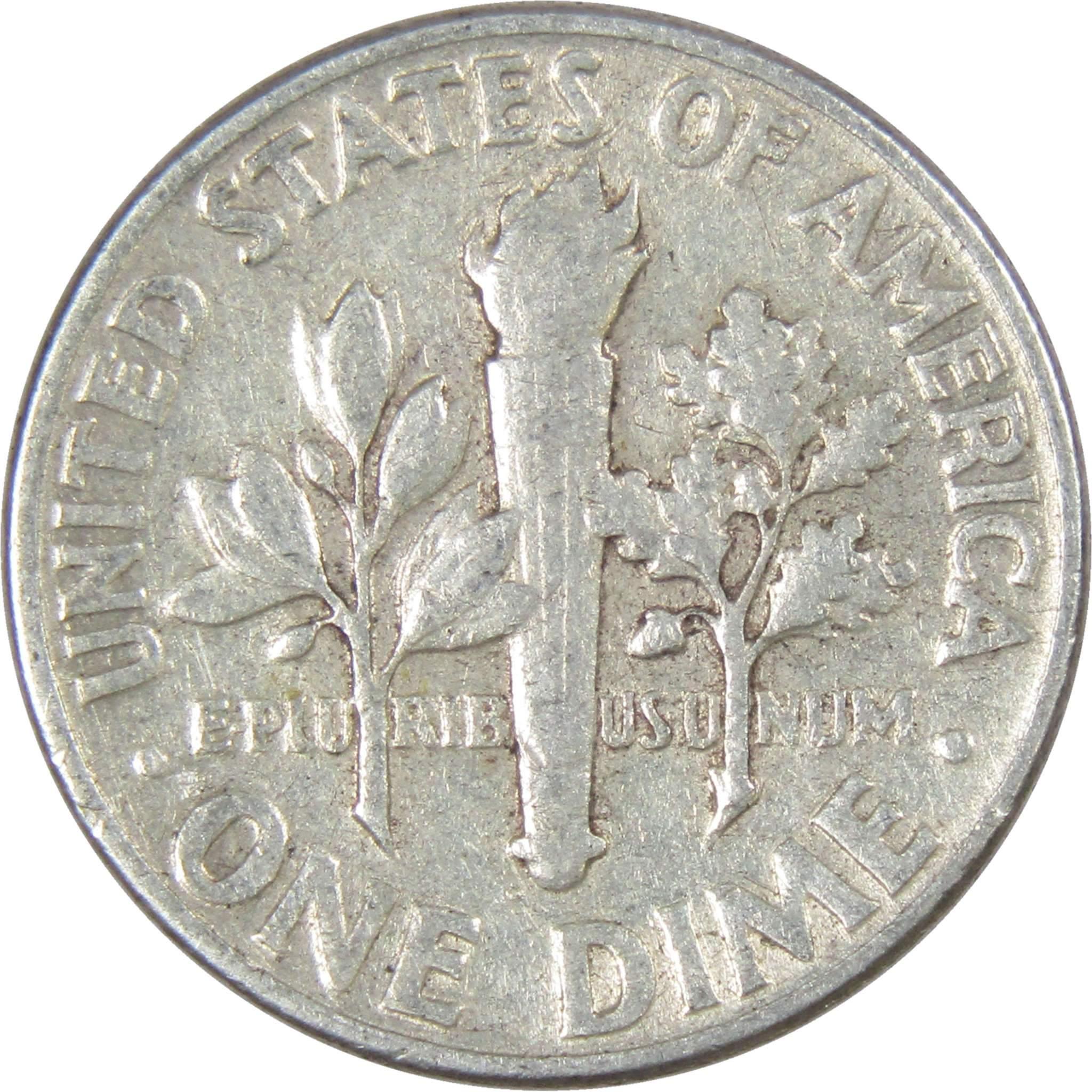 1959 Roosevelt Dime AG About Good 90% Silver 10c US Coin Collectible