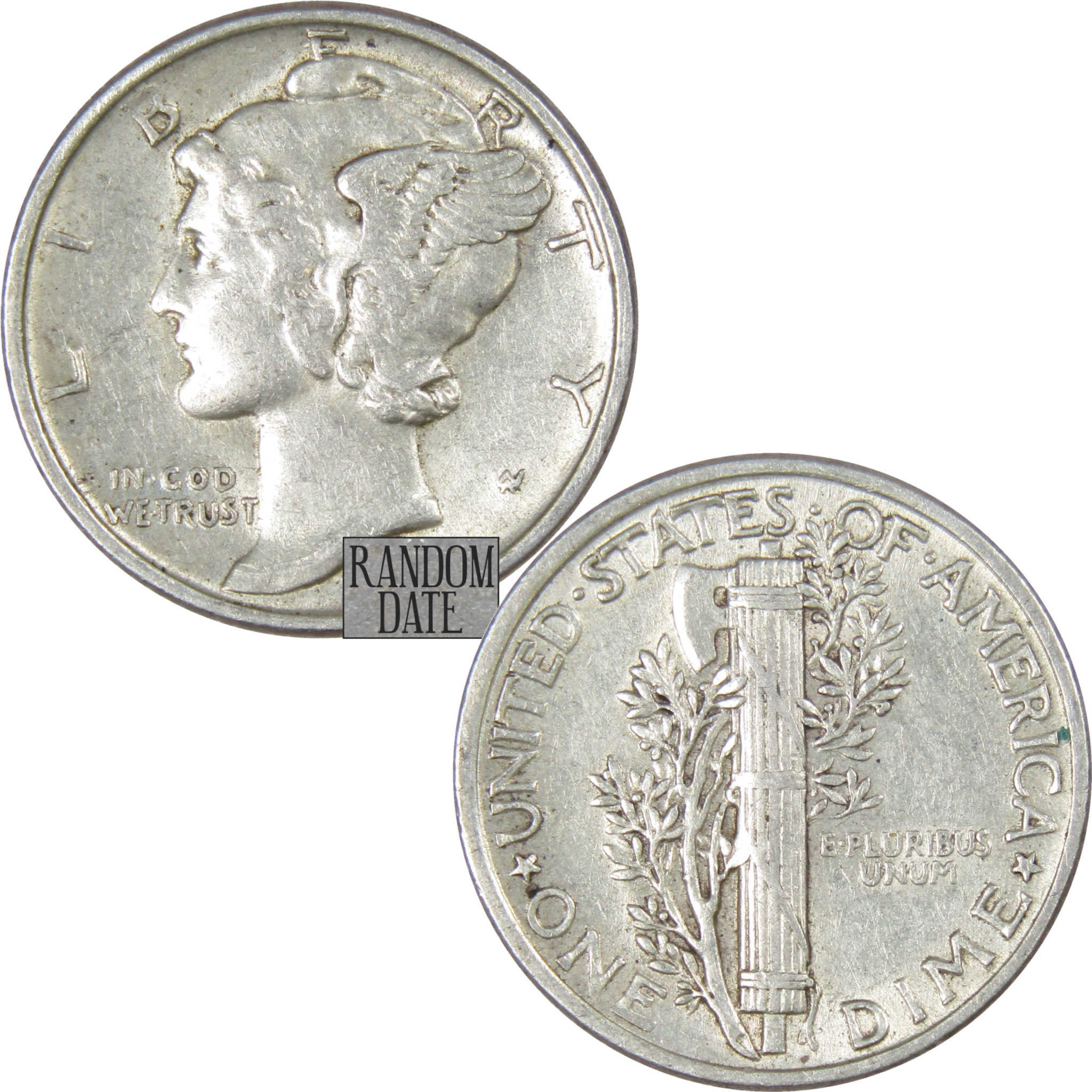 Mercury Dime Random Date XF EF Extremely Fine 90% Silver 10c US Coin Collectible