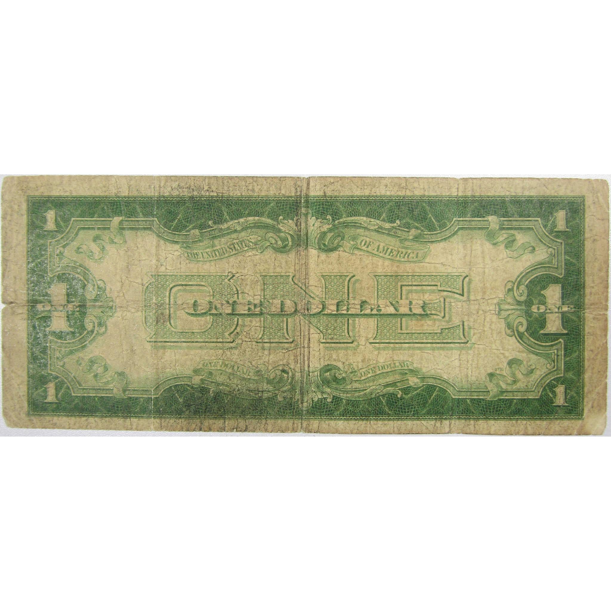 1934 $1 Silver Certificate Funnyback Small Size Currency VG Very Good