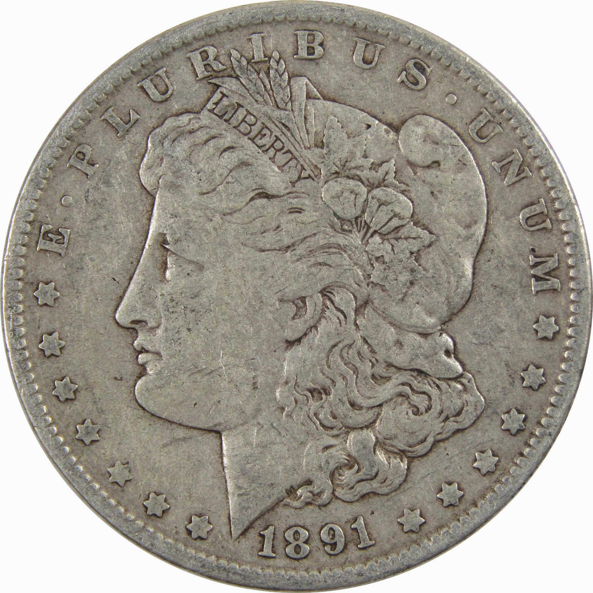 1891 O Morgan Dollar VF Very Fine 90% Silver $1 US Coin SKU:I3968 - Morgan coin - Morgan silver dollar - Morgan silver dollar for sale - Profile Coins & Collectibles