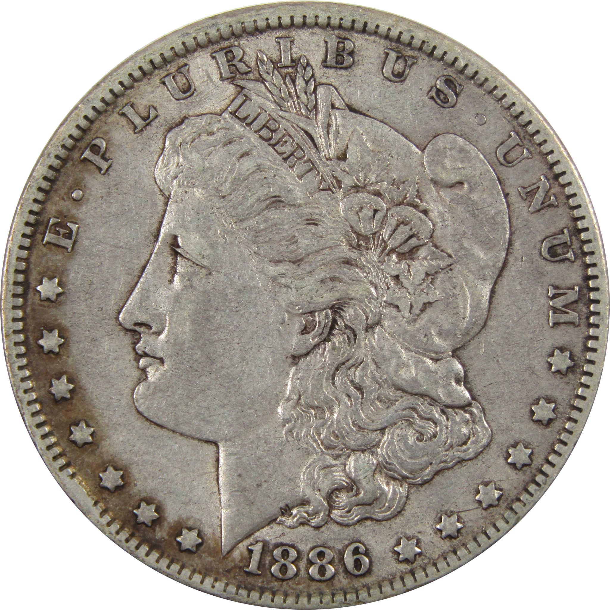 1886 O Morgan Dollar XF EF Extremely Fine 90% Silver $1 Coin SKU:I5078 - Morgan coin - Morgan silver dollar - Morgan silver dollar for sale - Profile Coins & Collectibles