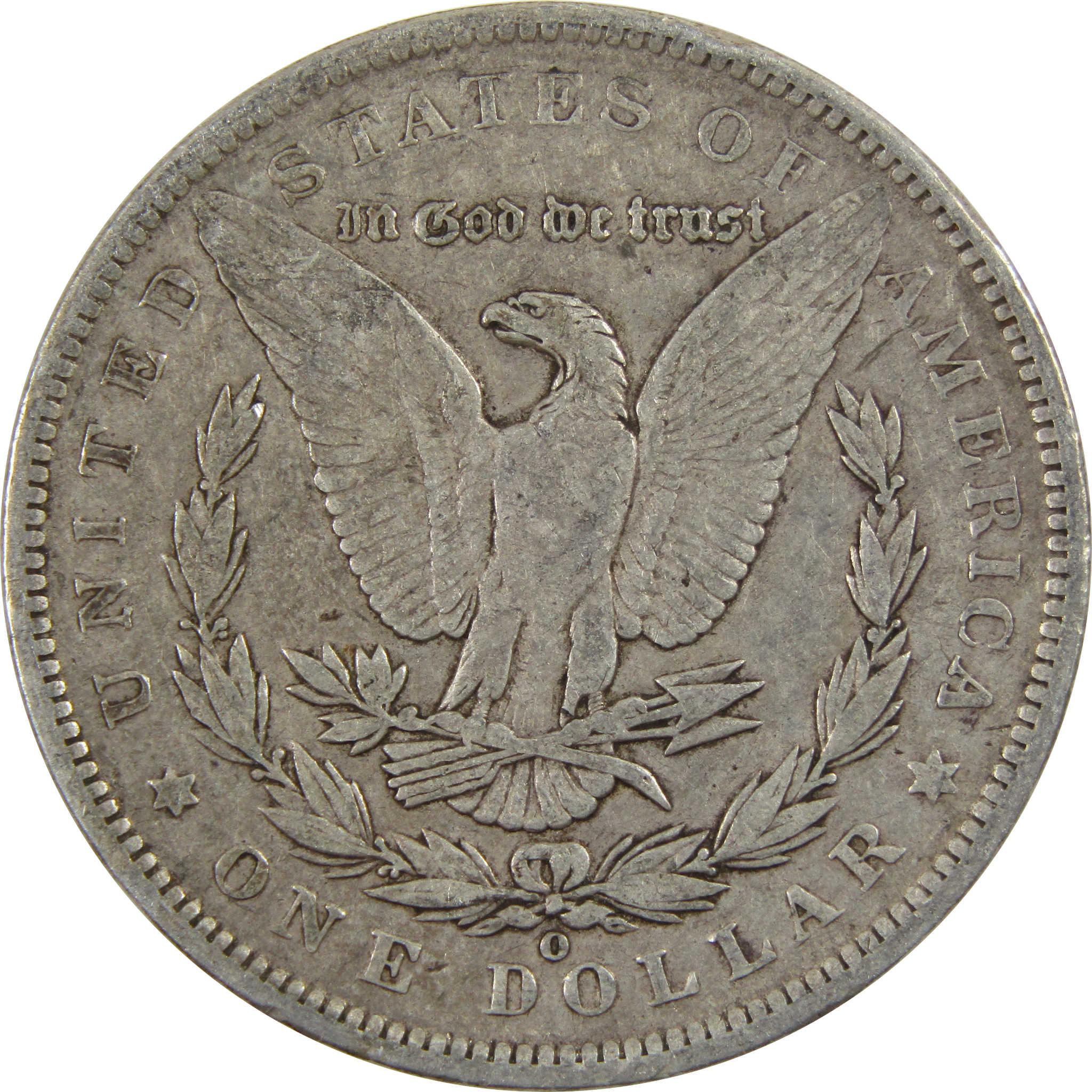 1891 O Morgan Dollar VF Very Fine 90% Silver $1 US Coin SKU:I3968 - Morgan coin - Morgan silver dollar - Morgan silver dollar for sale - Profile Coins & Collectibles