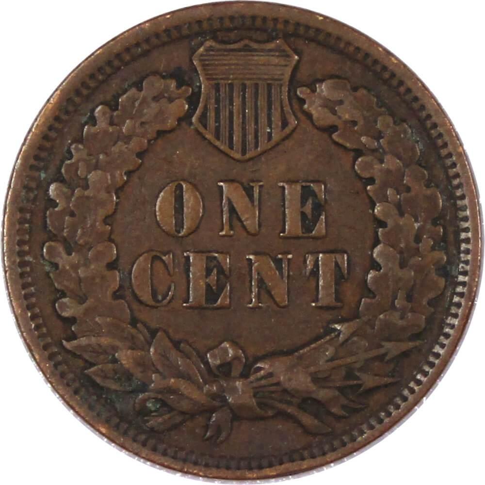 1907 Indian Head Cent VF Very Fine Bronze Penny 1c Coin Collectible