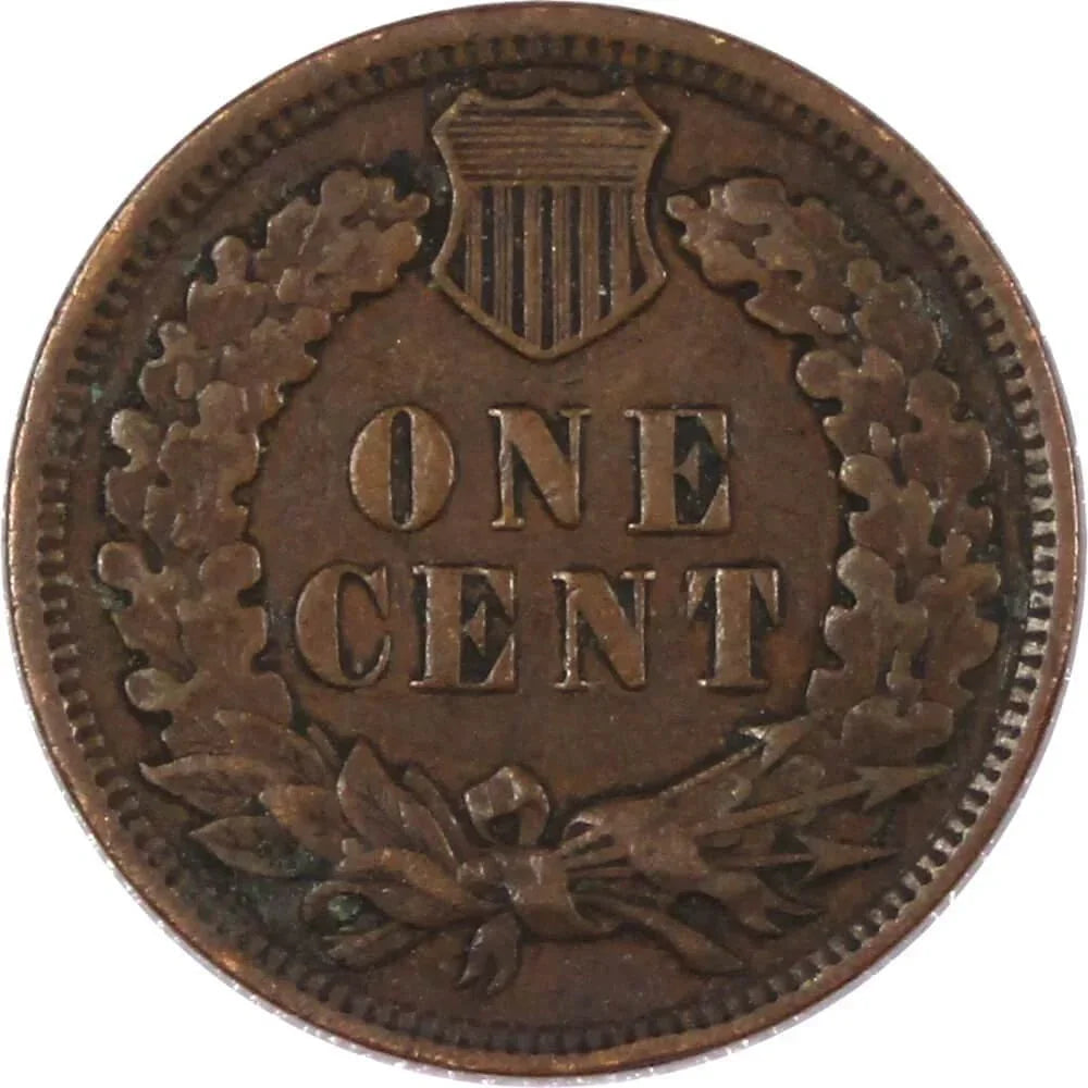 1907 Indian Head Cent VF Very Fine Bronze Penny 1c Coin Collectible
