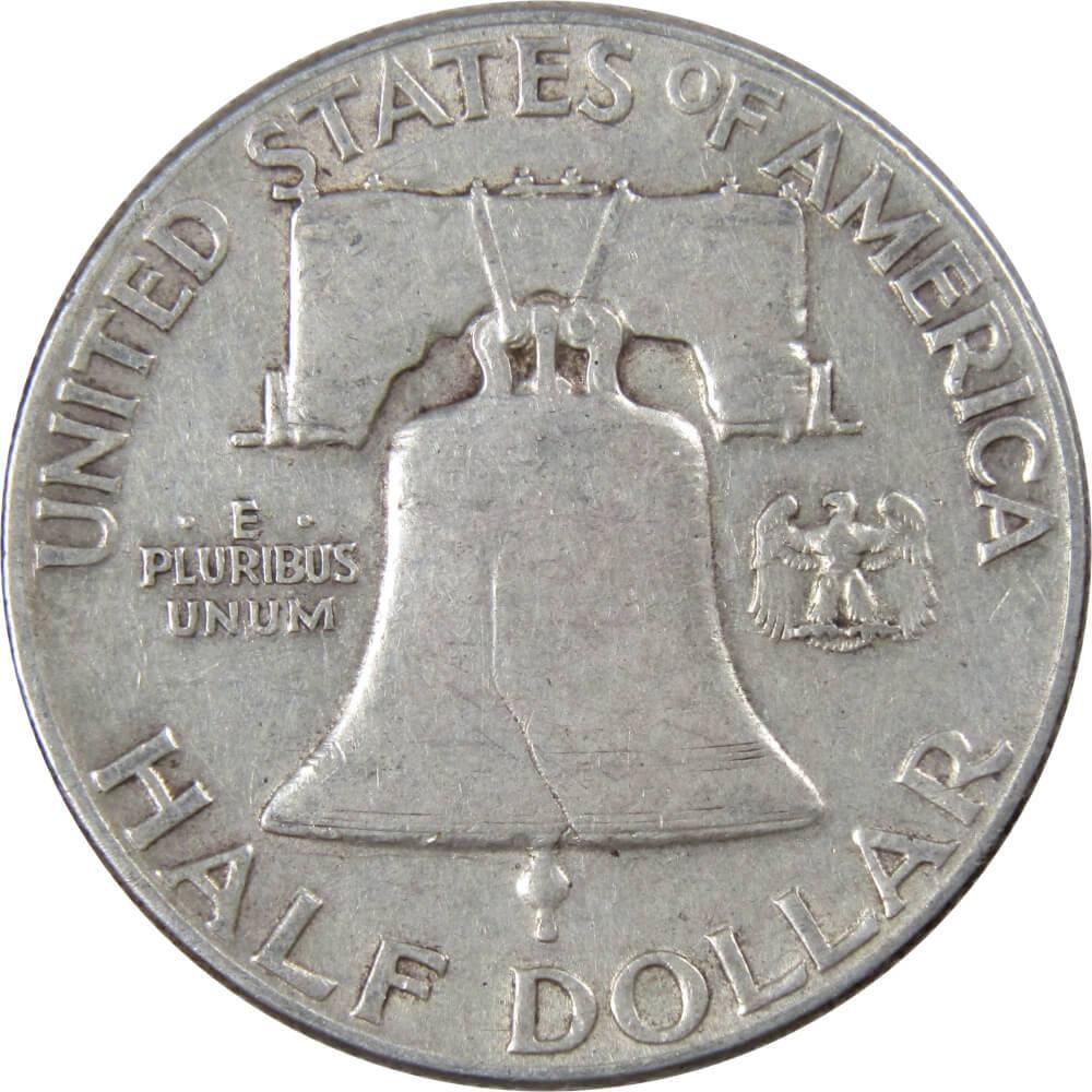 1949 Franklin Half Dollar VF Very Fine 90% Silver 50c US Coin Collectible