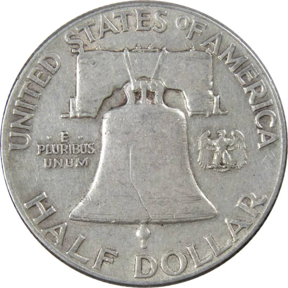 1949 Franklin Half Dollar VF Very Fine 90% Silver 50c US Coin Collectible