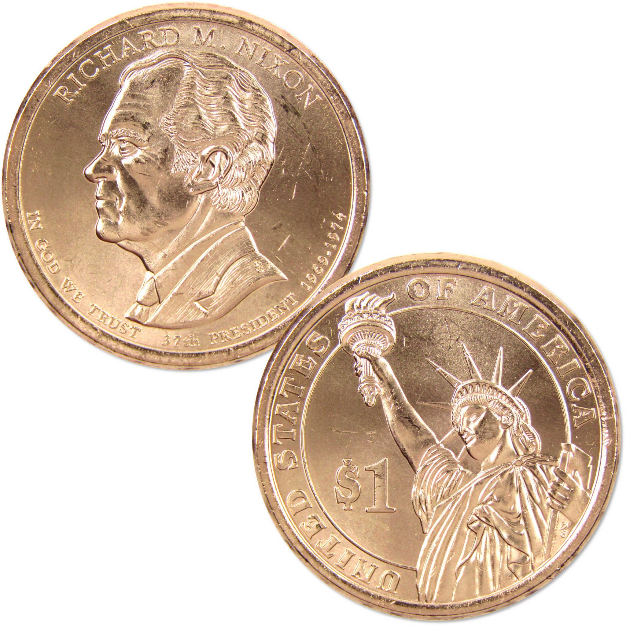2016 PDS Presidential Dollar 9 Coin Set BU Uncirculated & Choice Proof $1