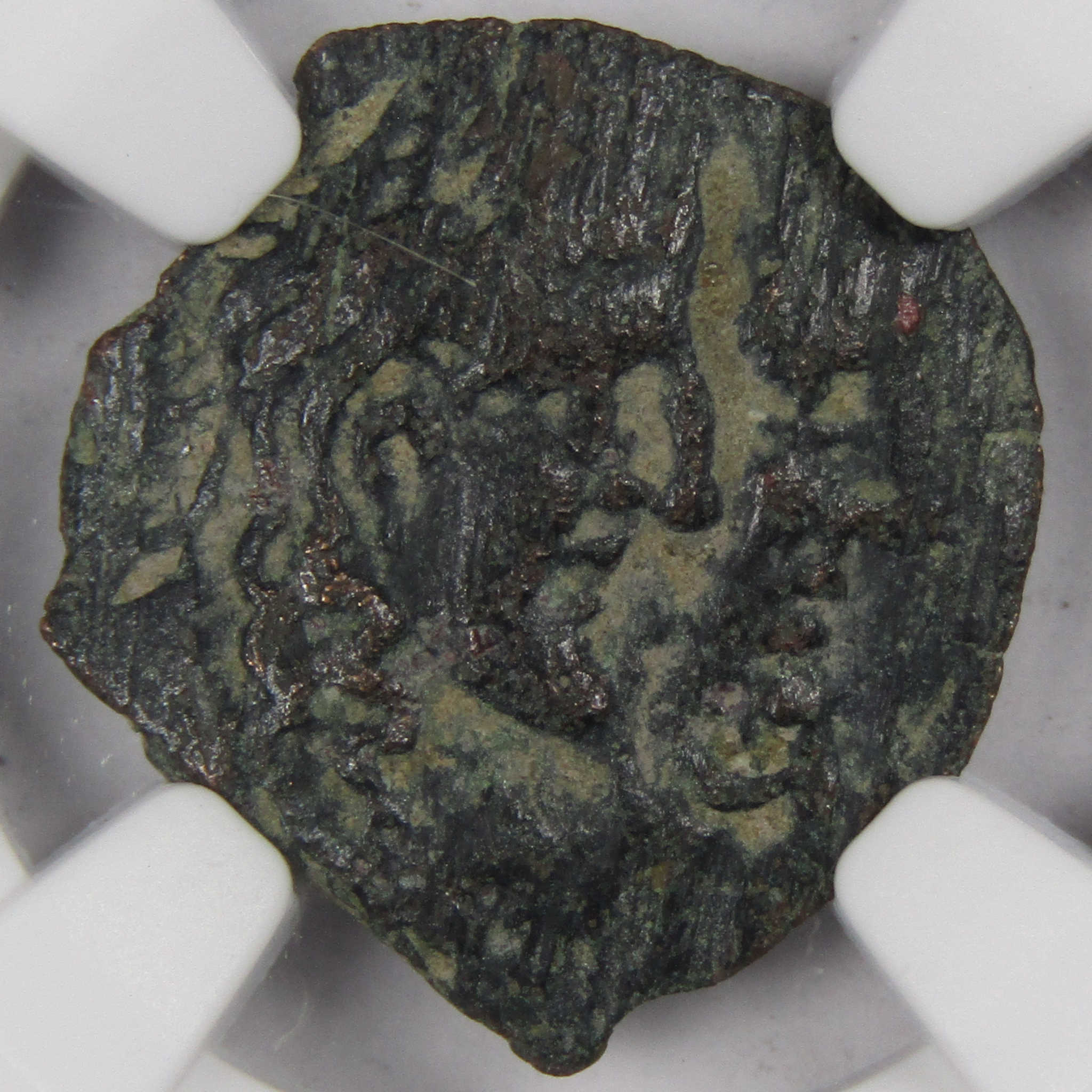 AD 70-106 Nabataea Rabbel II & Gamilat AE17 VF NGC Ancient SKU:I1936
