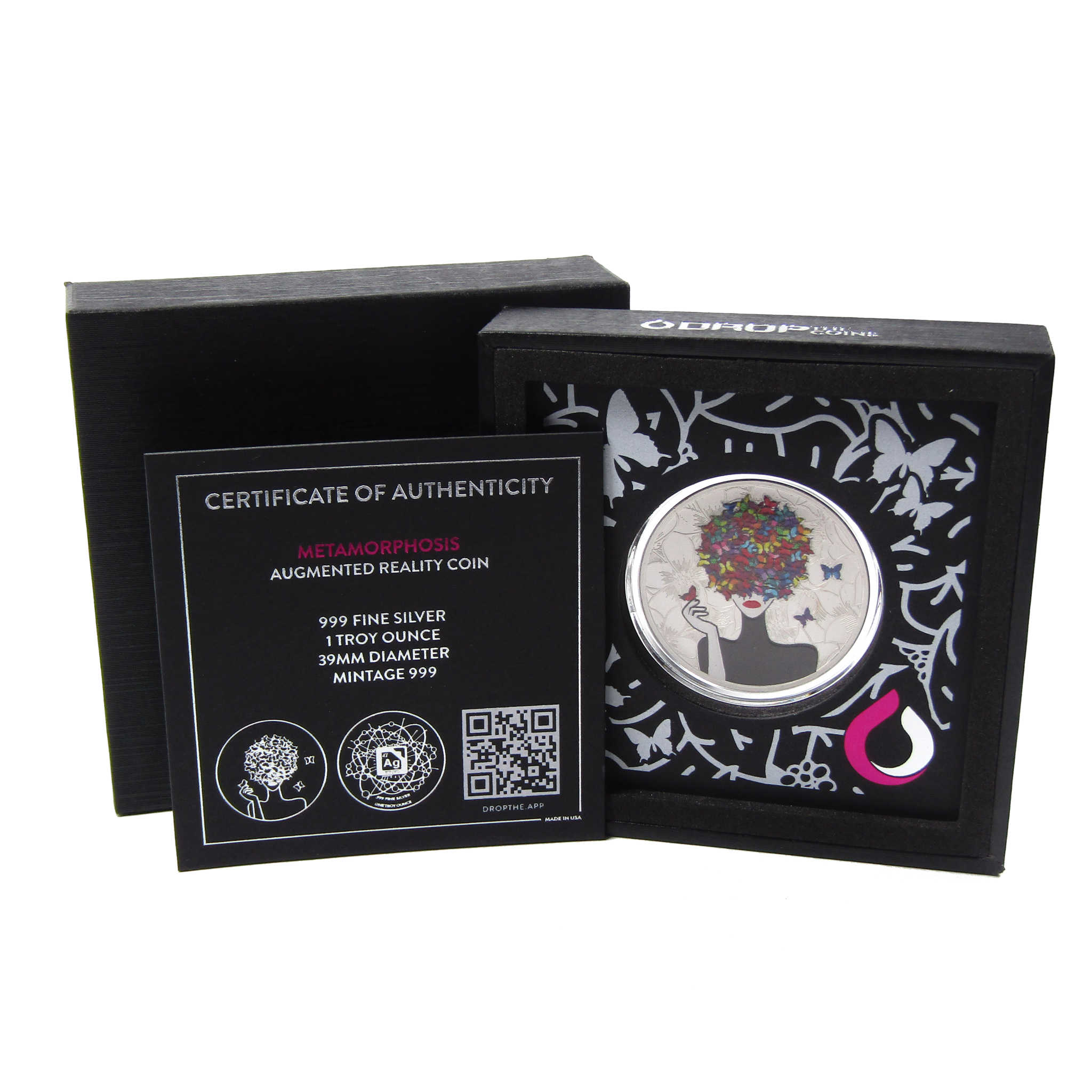 DROP Imagination Set Augmented Reality Coins Silver Rounds SKU:OPC88