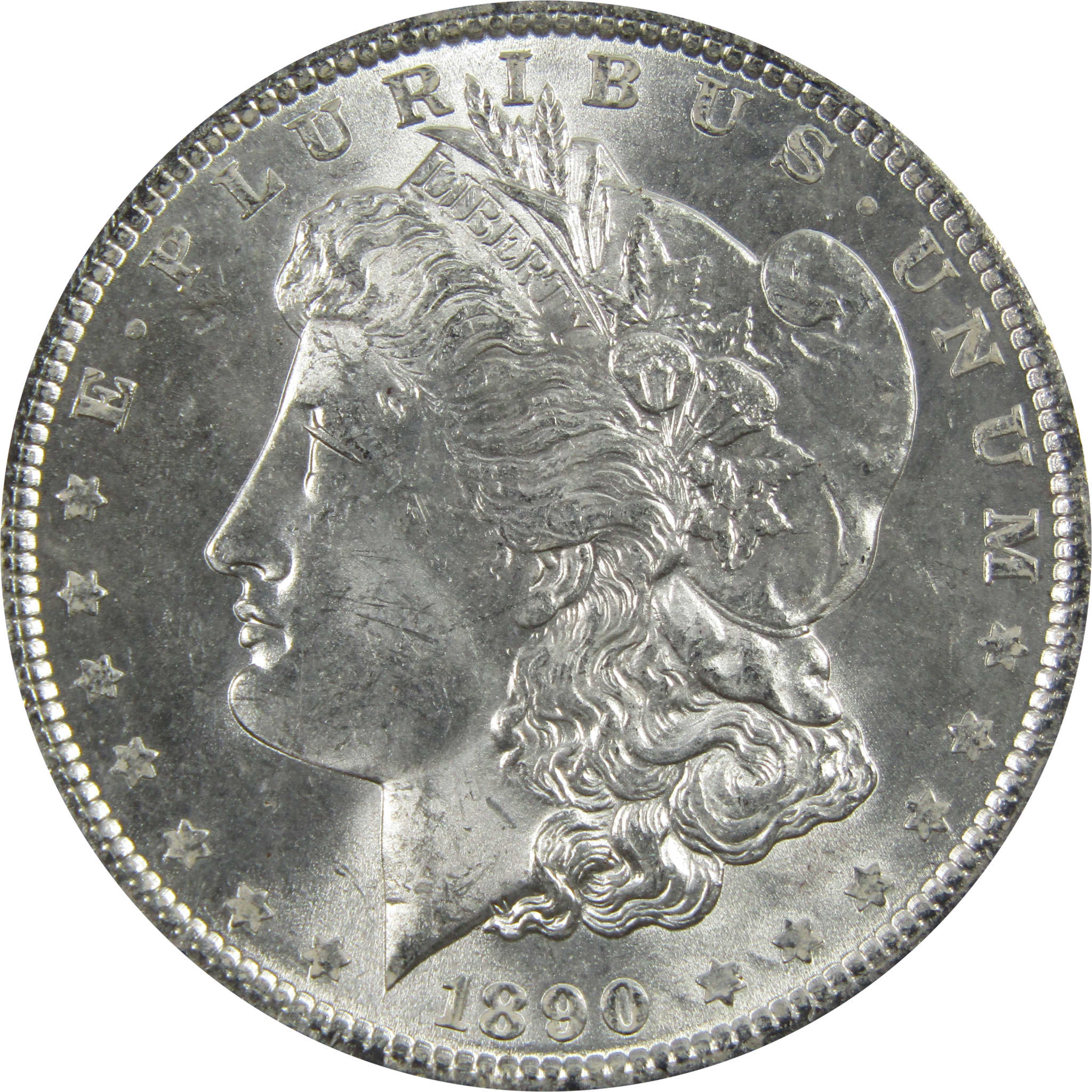 Morgan Silver Dollar Uncirculated 1890