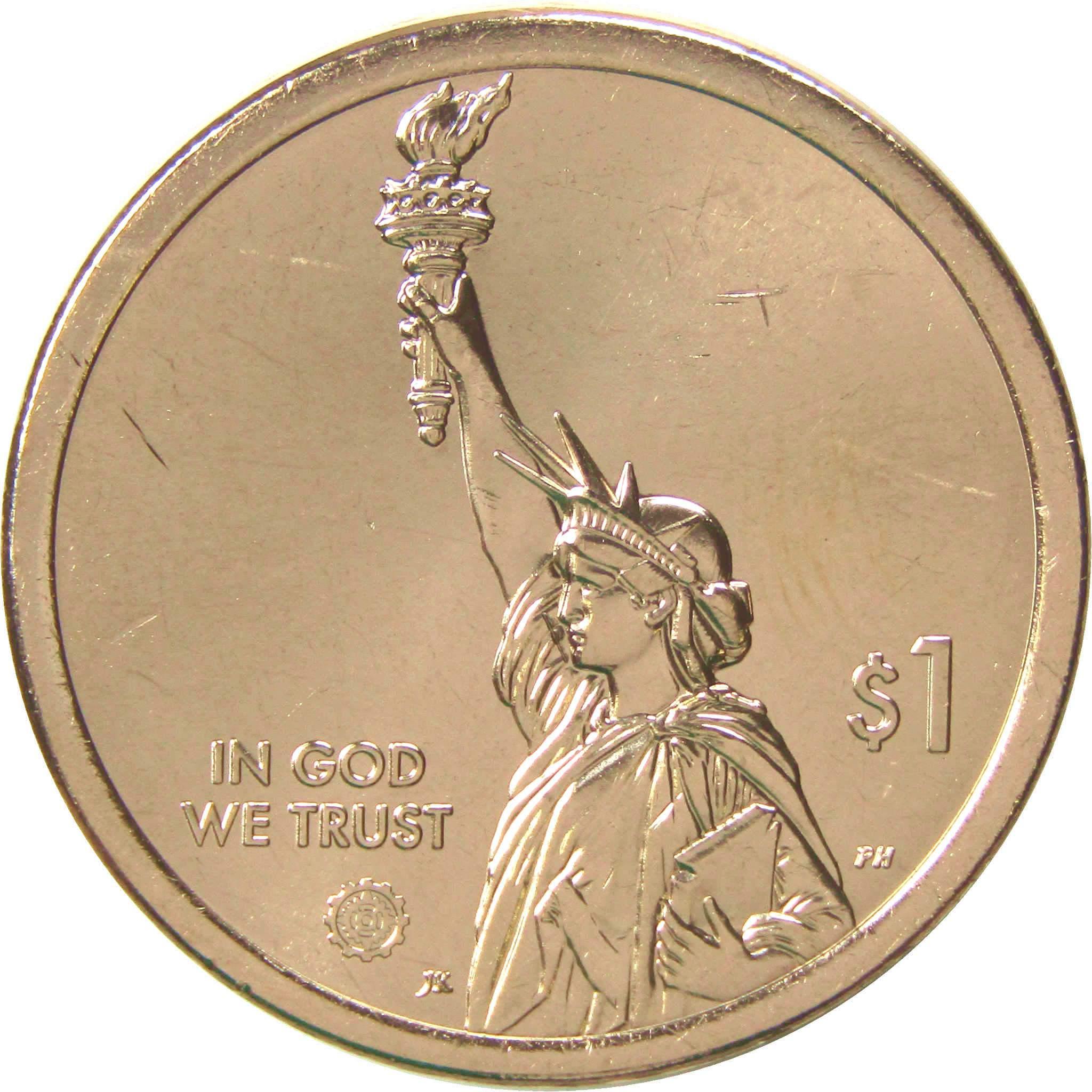 2019 D Georgia American Innovation Dollar BU Uncirculated Mint State $1 US Coin