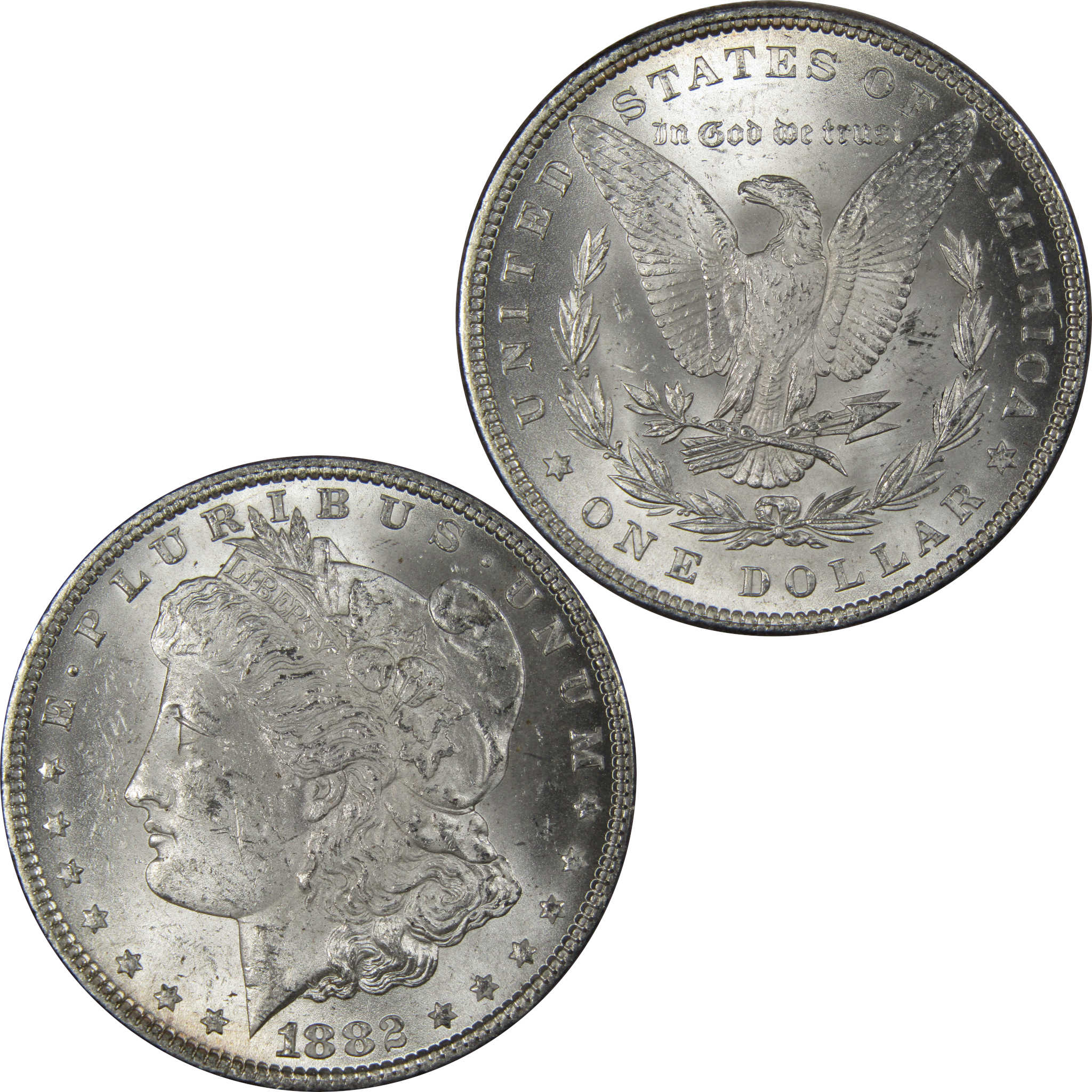 1882 Morgan Dollar BU Uncirculated Mint State 90% Silver SKU:IPC9672 - Morgan coin - Morgan silver dollar - Morgan silver dollar for sale - Profile Coins & Collectibles