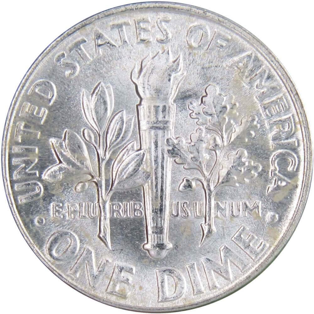 1954 Roosevelt Dime BU Uncirculated Mint State 90% Silver 10c US Coin