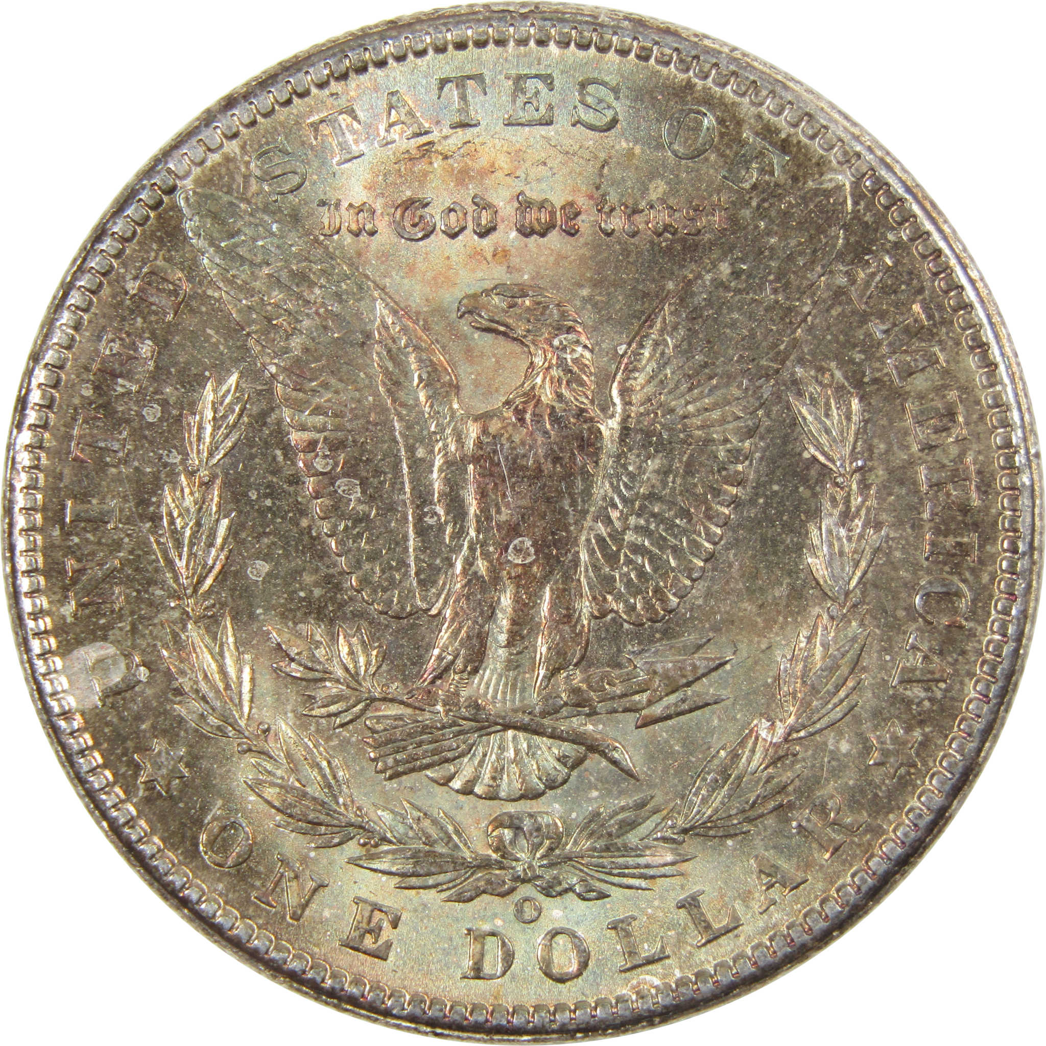 1902 O Morgan Dollar BU Choice Uncirculated Silver $1 Toned SKU:I4078