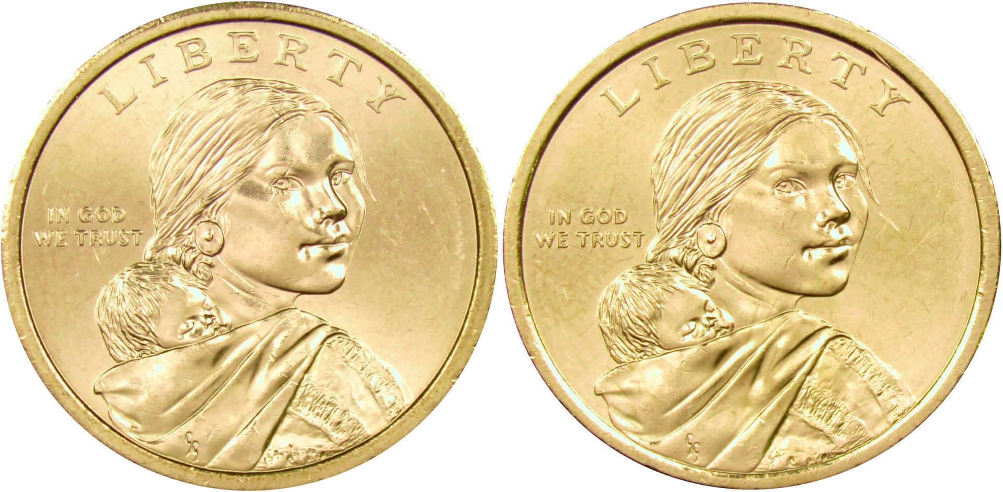 2010 P&D Great Law Native American Dollar 2 Coin Set BU Uncirculated $1