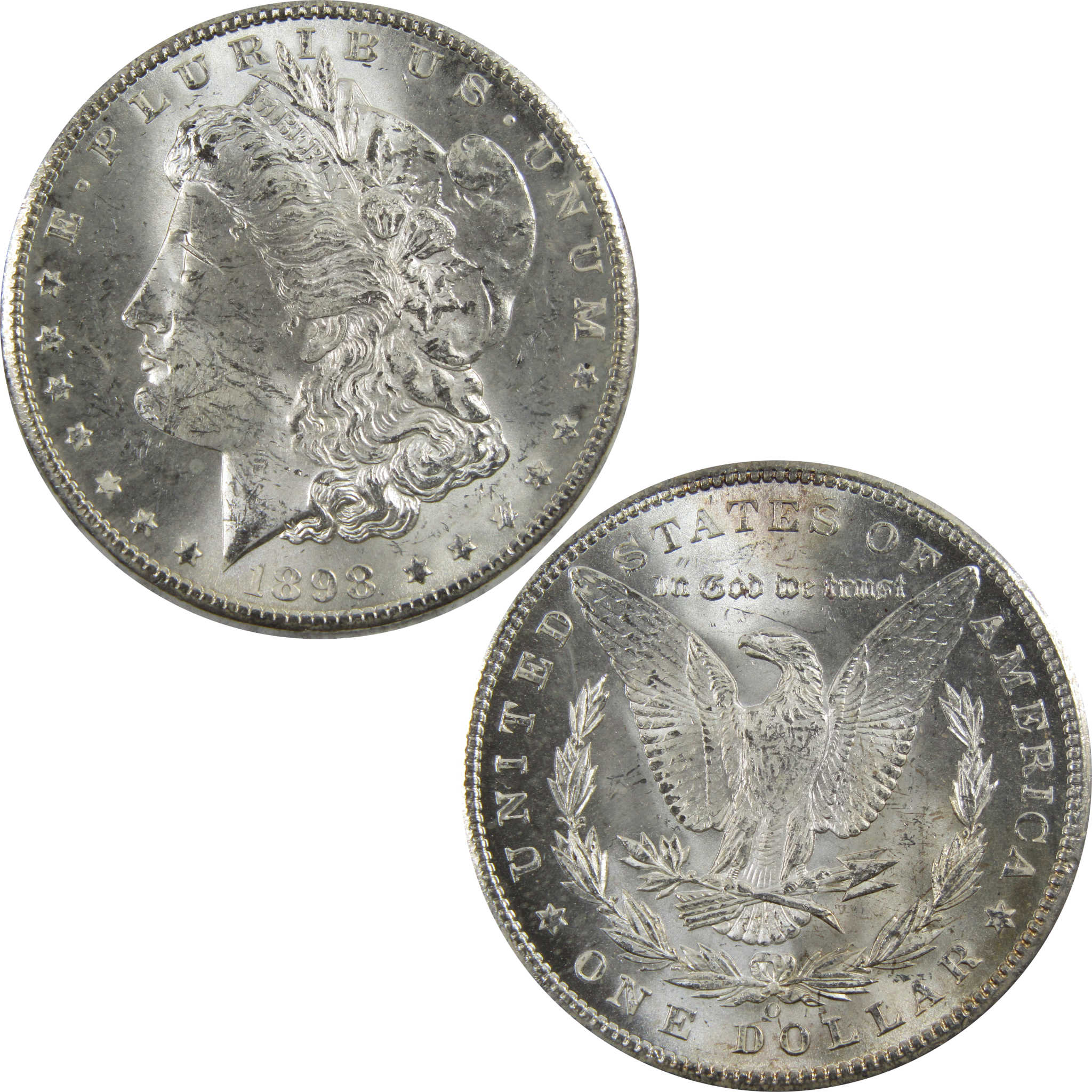 1898 O Morgan Dollar BU Uncirculated 90% Silver $1 Coin SKU:I5269 - Morgan coin - Morgan silver dollar - Morgan silver dollar for sale - Profile Coins & Collectibles