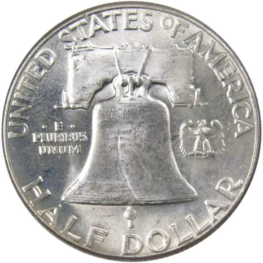 1961 Franklin Half Dollar AU About Uncirculated 90% Silver 50c US Coin